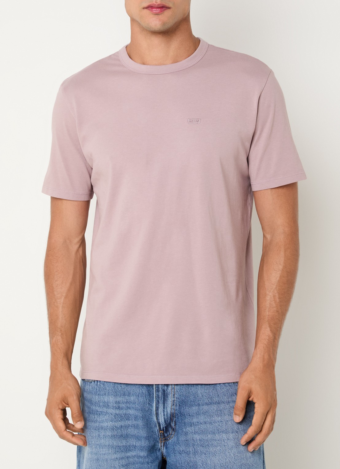 Levi's T-shirt met logo - detail 4 oudroze