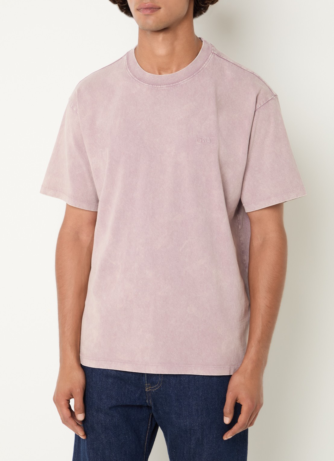 Levi's T-shirt met logo - detail 2 roze