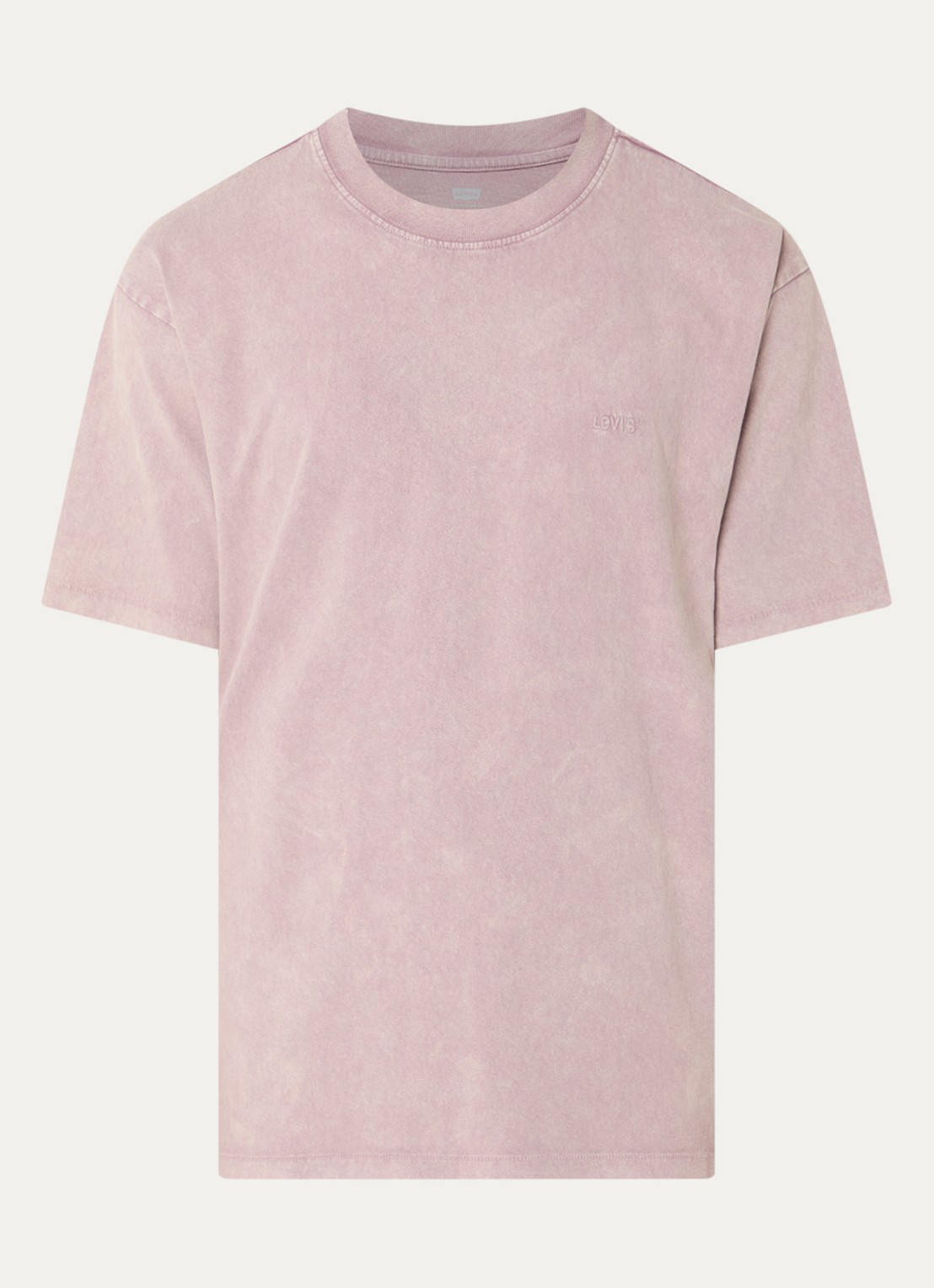 Levi's T-shirt met logo - voorkant 3 roze