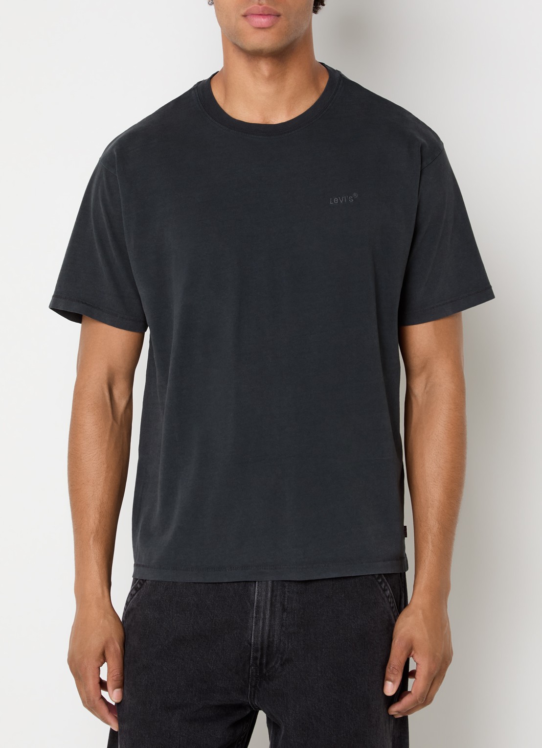 Levi's T-shirt met logo - detail 2 antraciet