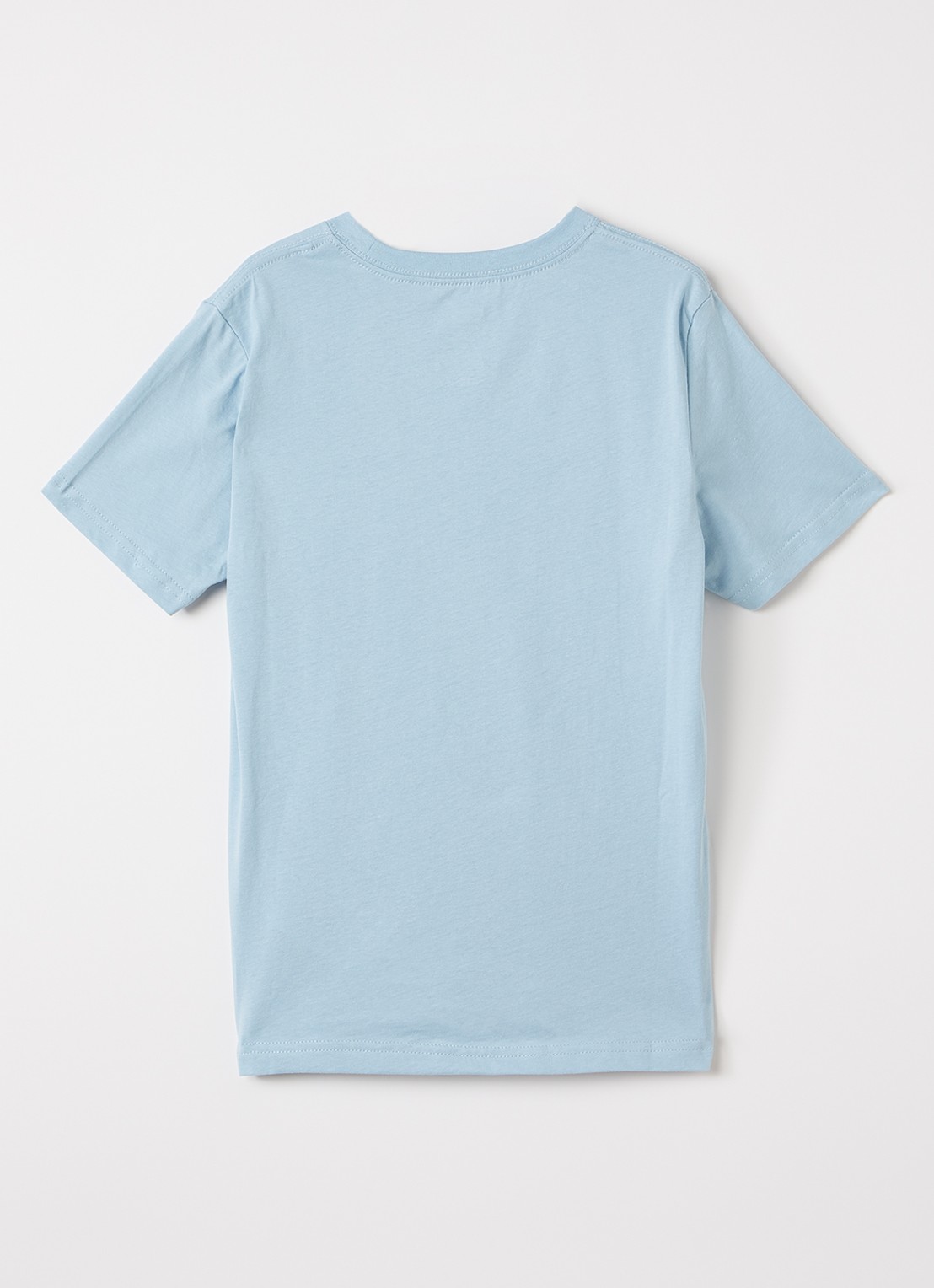 Levi's T-shirt met logoborduring - voorkant 2 lichtblauw