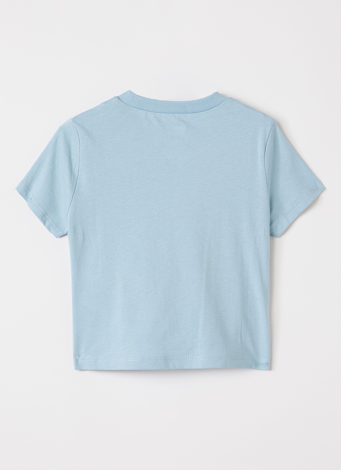 Levi's T-shirt met logoborduring - voorkant 2 lichtblauw