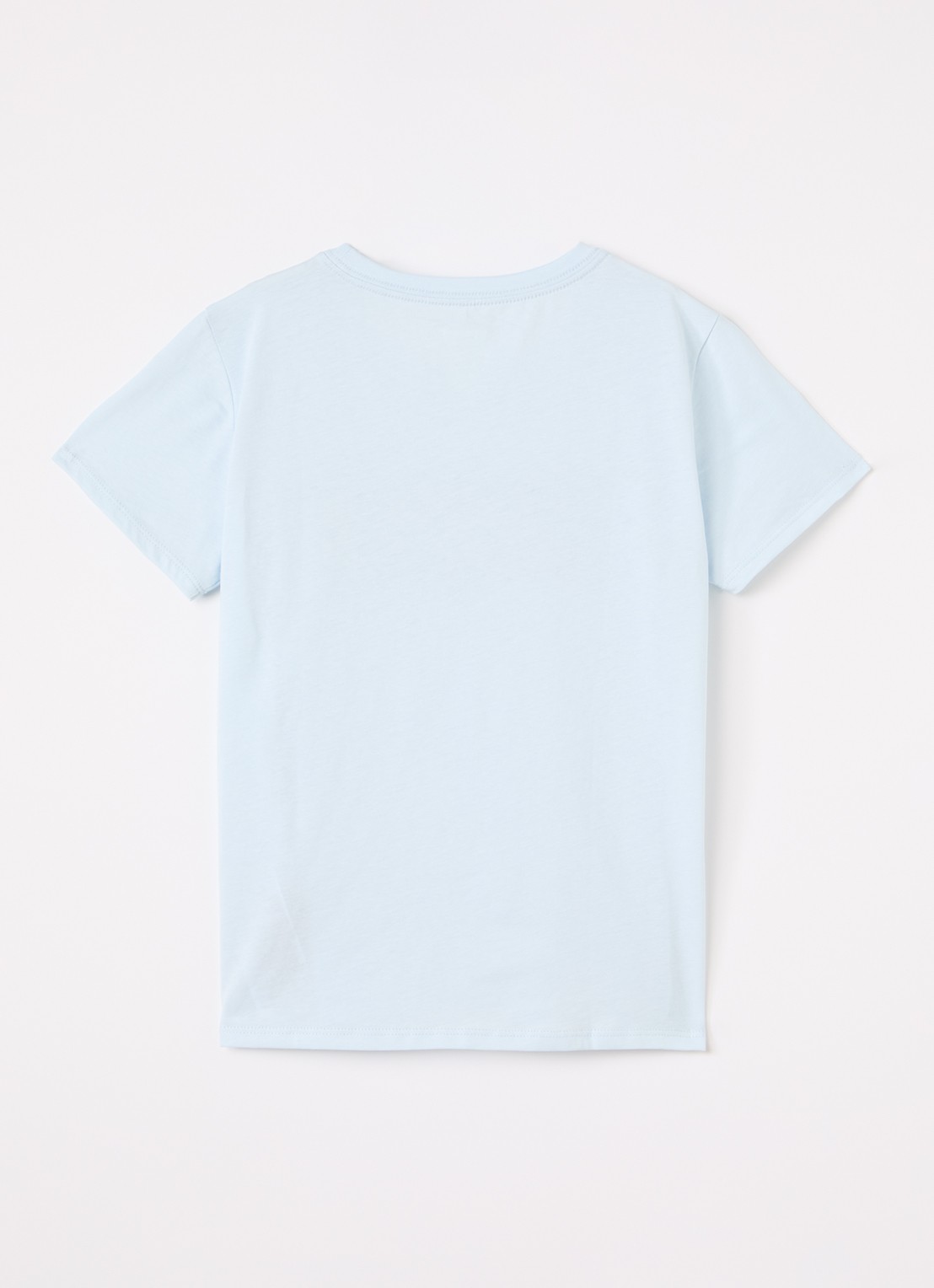 Levi's T-shirt met logoprint - voorkant 2 lichtblauw