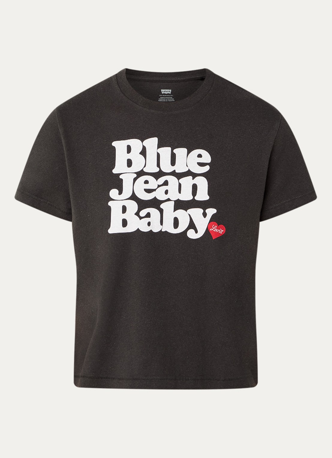 Levi's T-shirt met print - voorkant groen