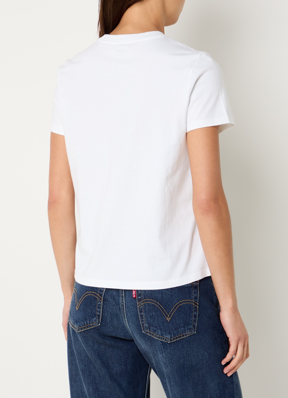 Levi's T-shirt met print - achterkant 4 wit