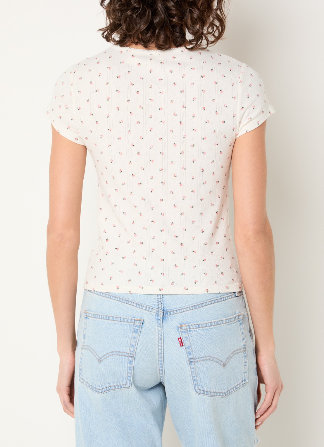 Levi's T-shirt met print - achterkant 3 wit