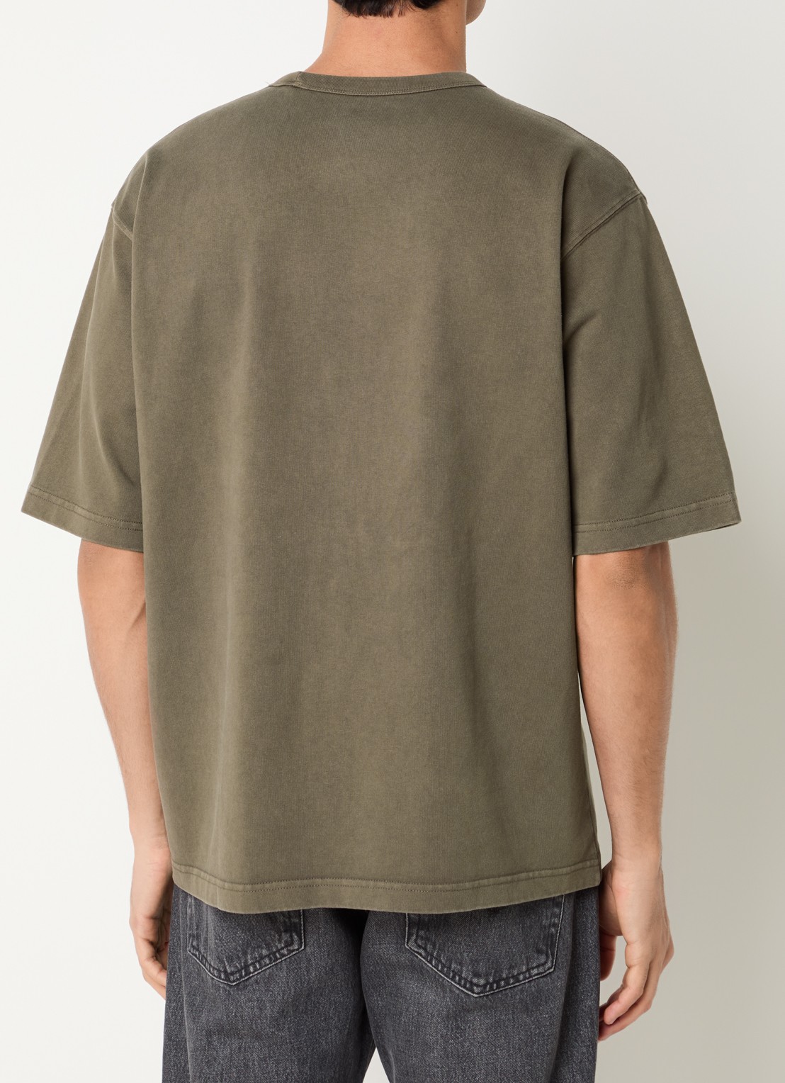 Levi's T-shirt met ronde hals - achterkant 4 bronsgroen