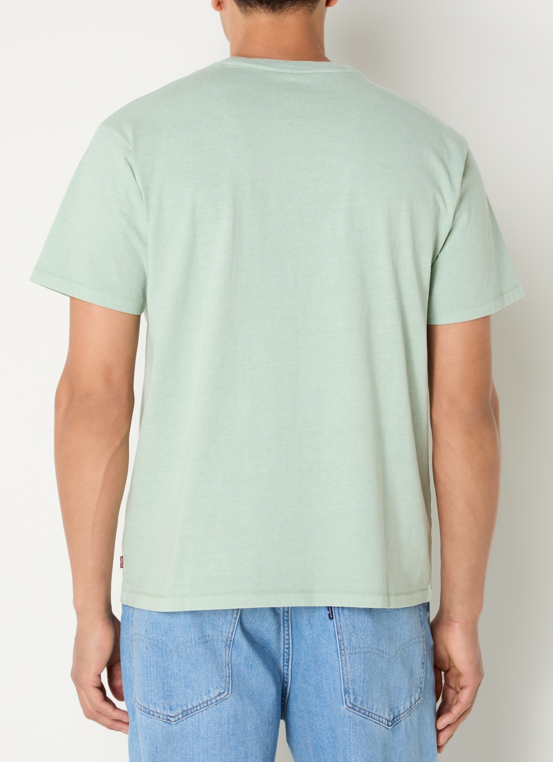 Levi's T-shirt met ronde hals - achterkant 4 mint