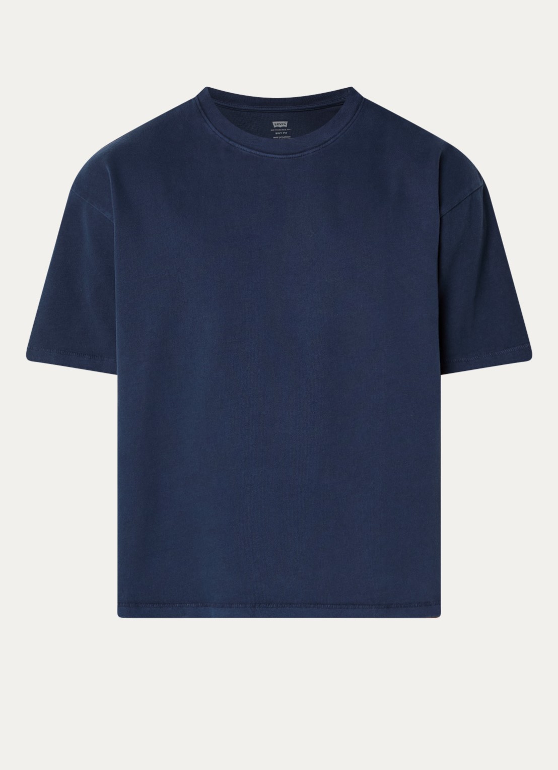 Levi's T-shirt met ronde hals - voorkant 2 donkerblauw