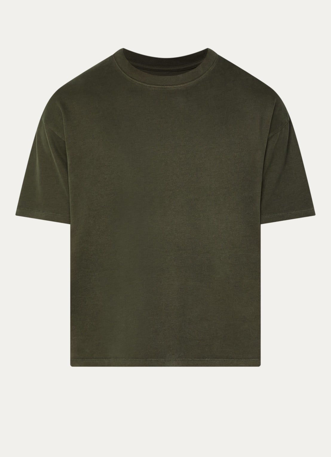 Levi's T-shirt met ronde hals - voorkant 3 groen