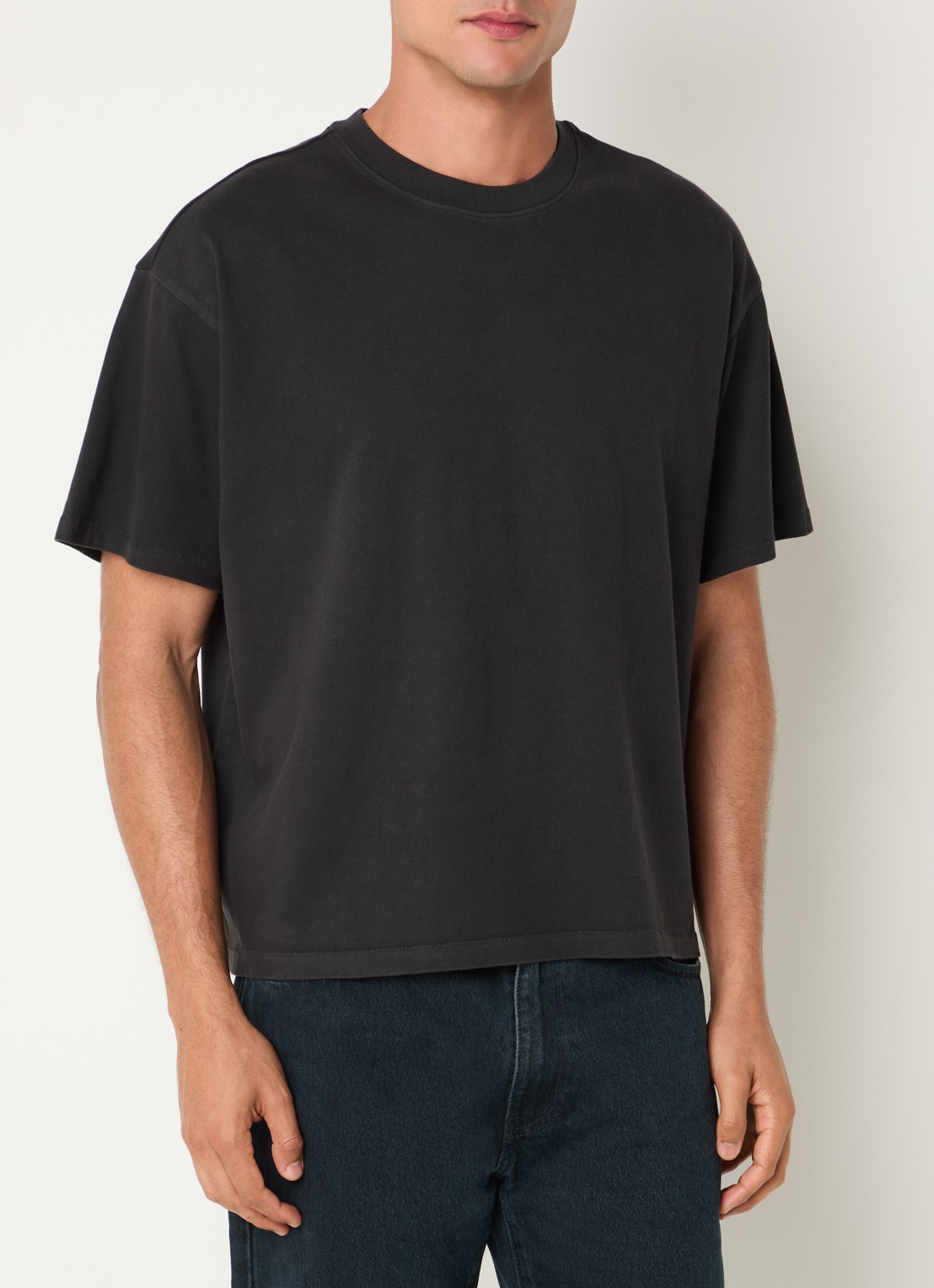 Levi's T-shirt met ronde hals - detail 3 zwart