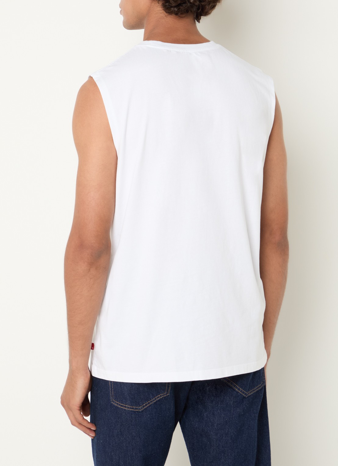 Levi's Tanktop met print - achterkant wit