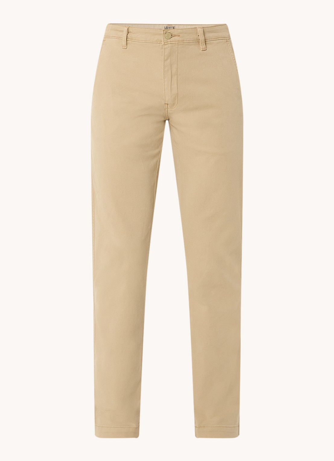 Levi's Tapered fit chino met steekzakken - voorkant 4 khaki