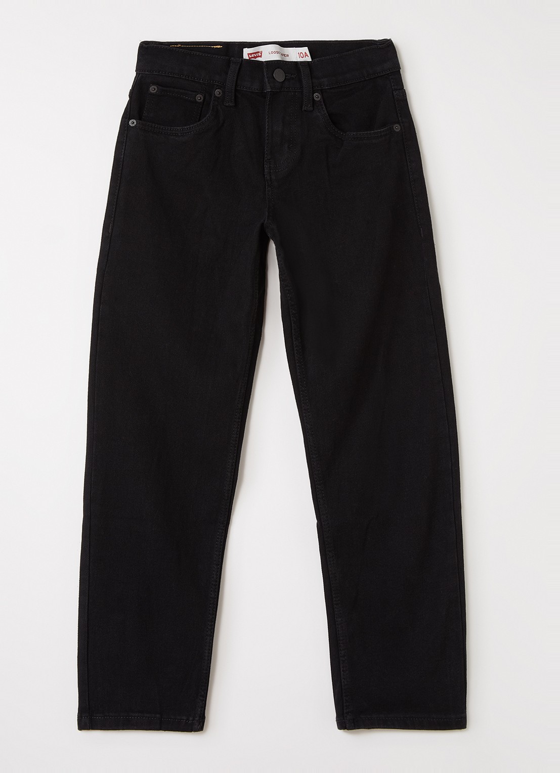 Levi's Tapered loose fit jeans met lichte wassing - voorkant 2 beige