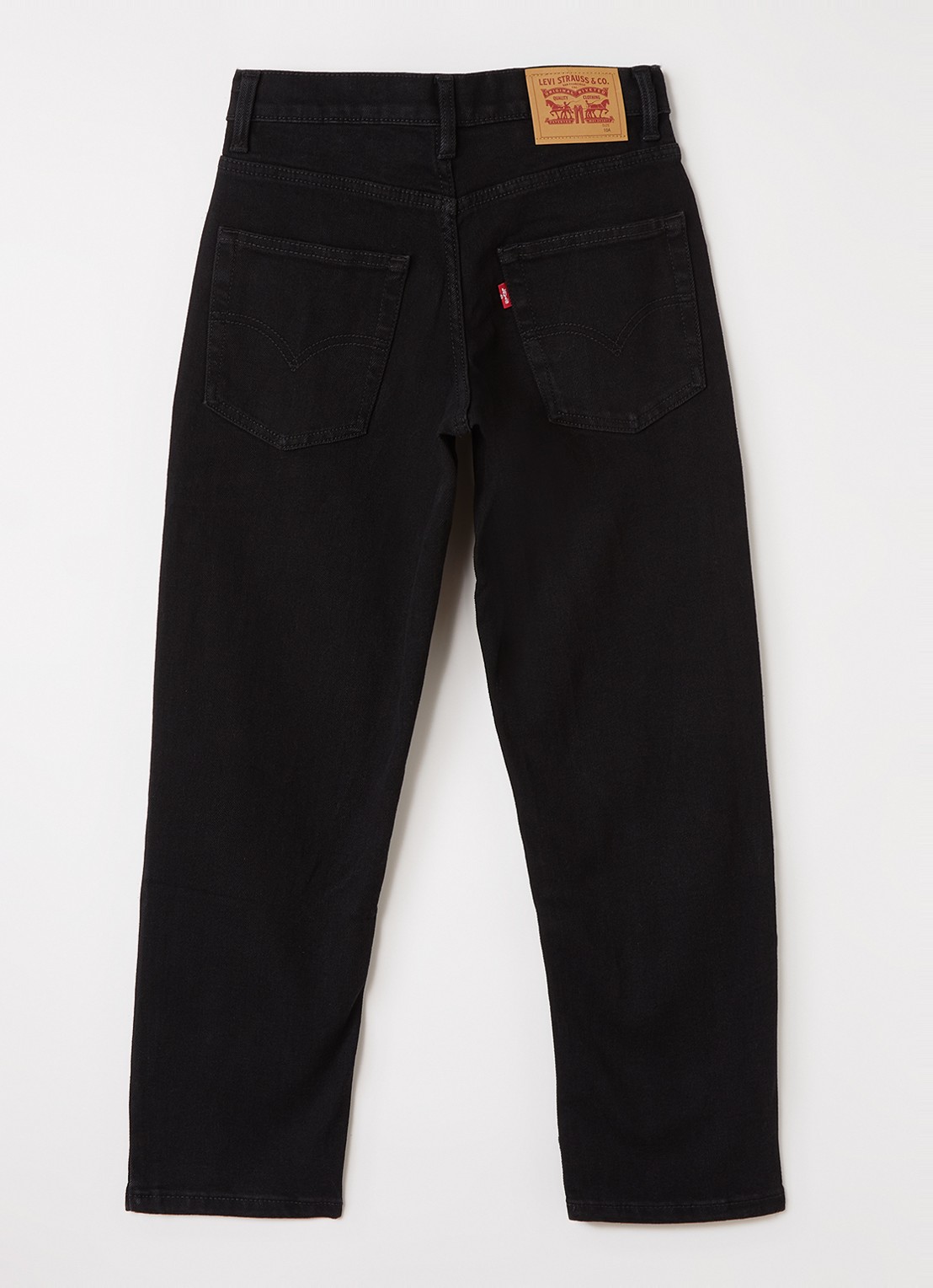 Levi's Tapered loose fit jeans met lichte wassing - voorkant 3 beige