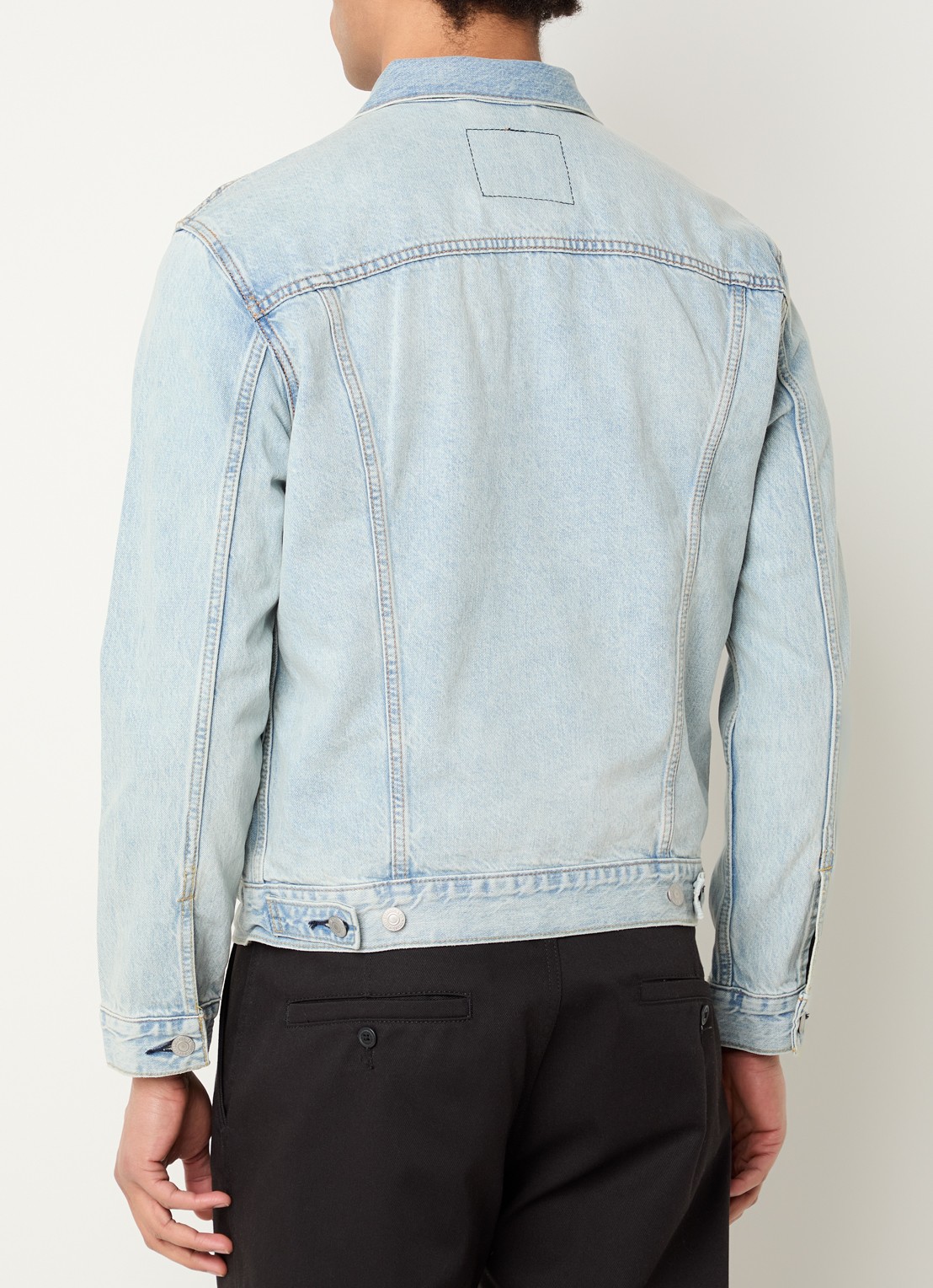 Levi's The Trucker spijkerjas met borstzakken - achterkant 3 indigo