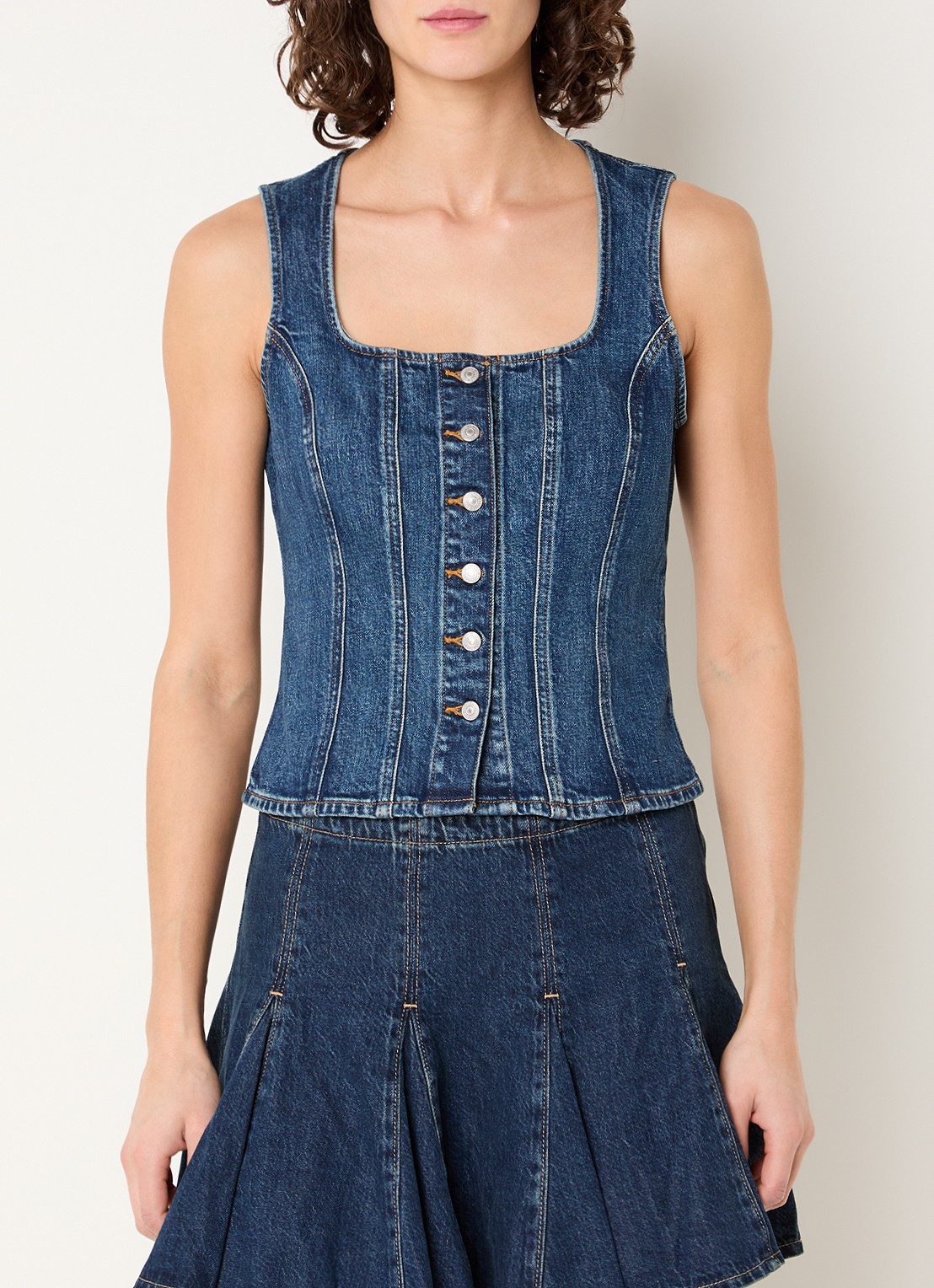 Levi's Top van denim - detail 4 indigo