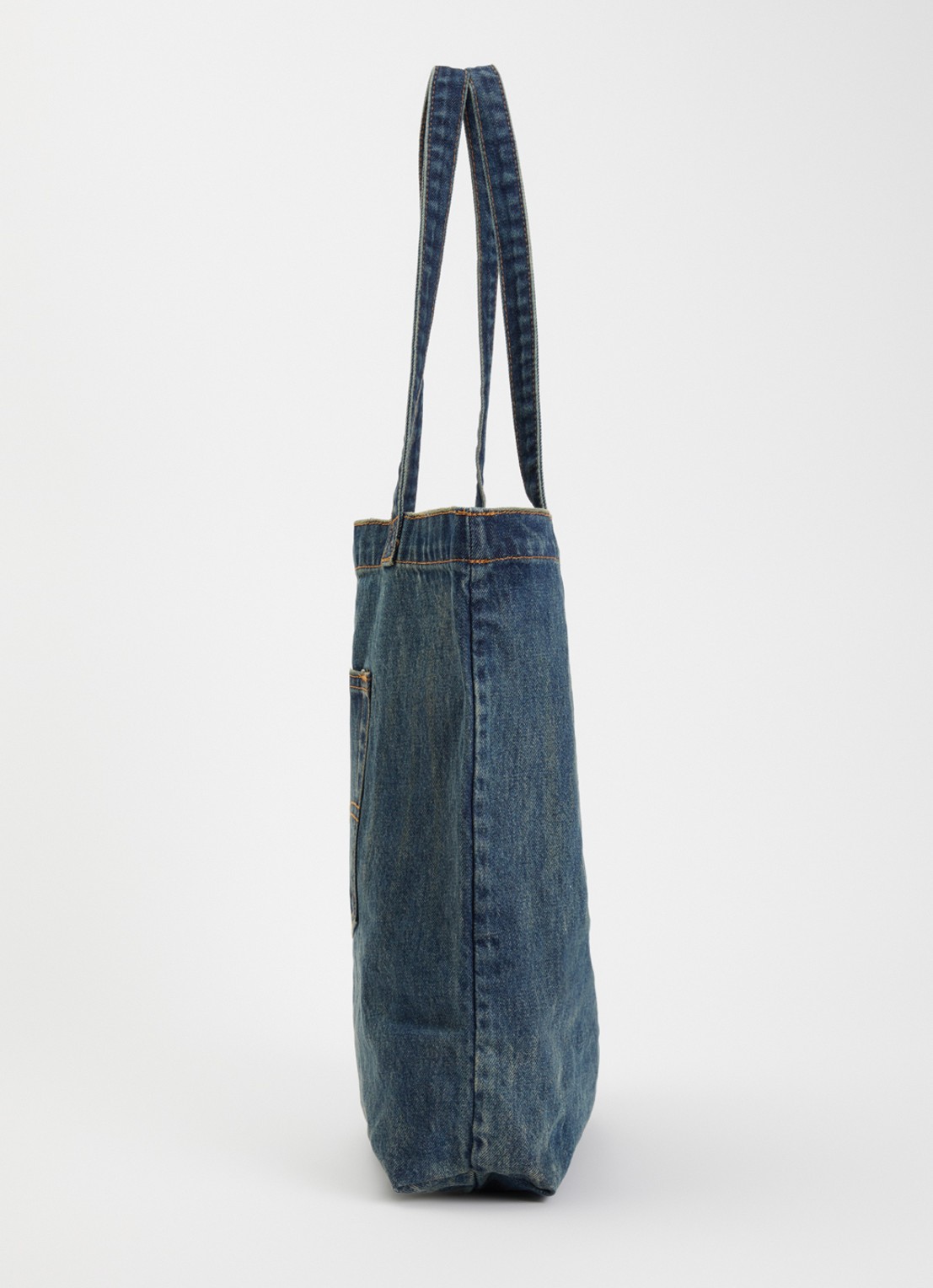 Levi's Tote schoudertas van denim - detail 4 donkerblauw