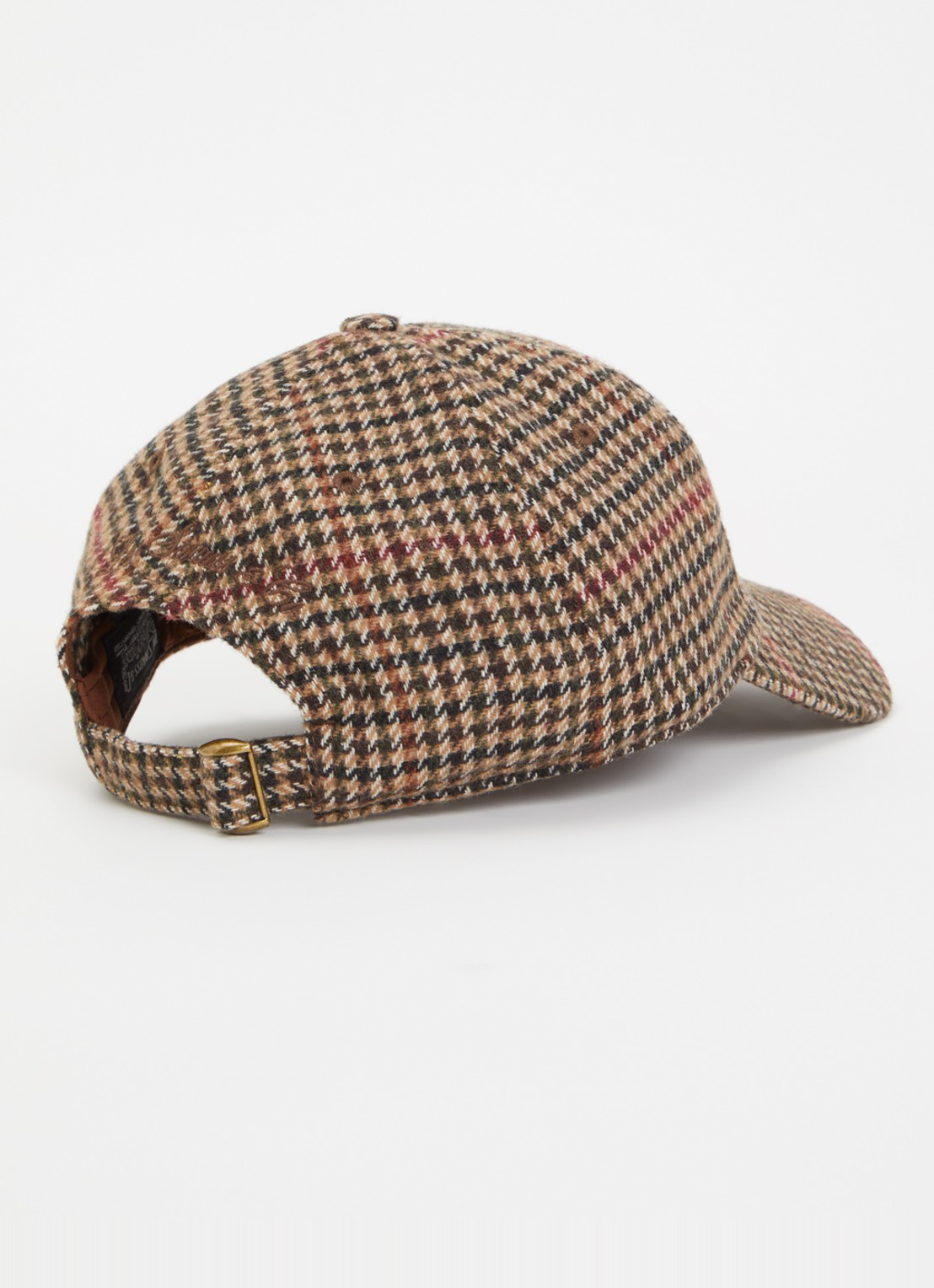 Levi's Varsity Baseball pet met pied-de-poule dessin en logoborduring - detail 2 beige