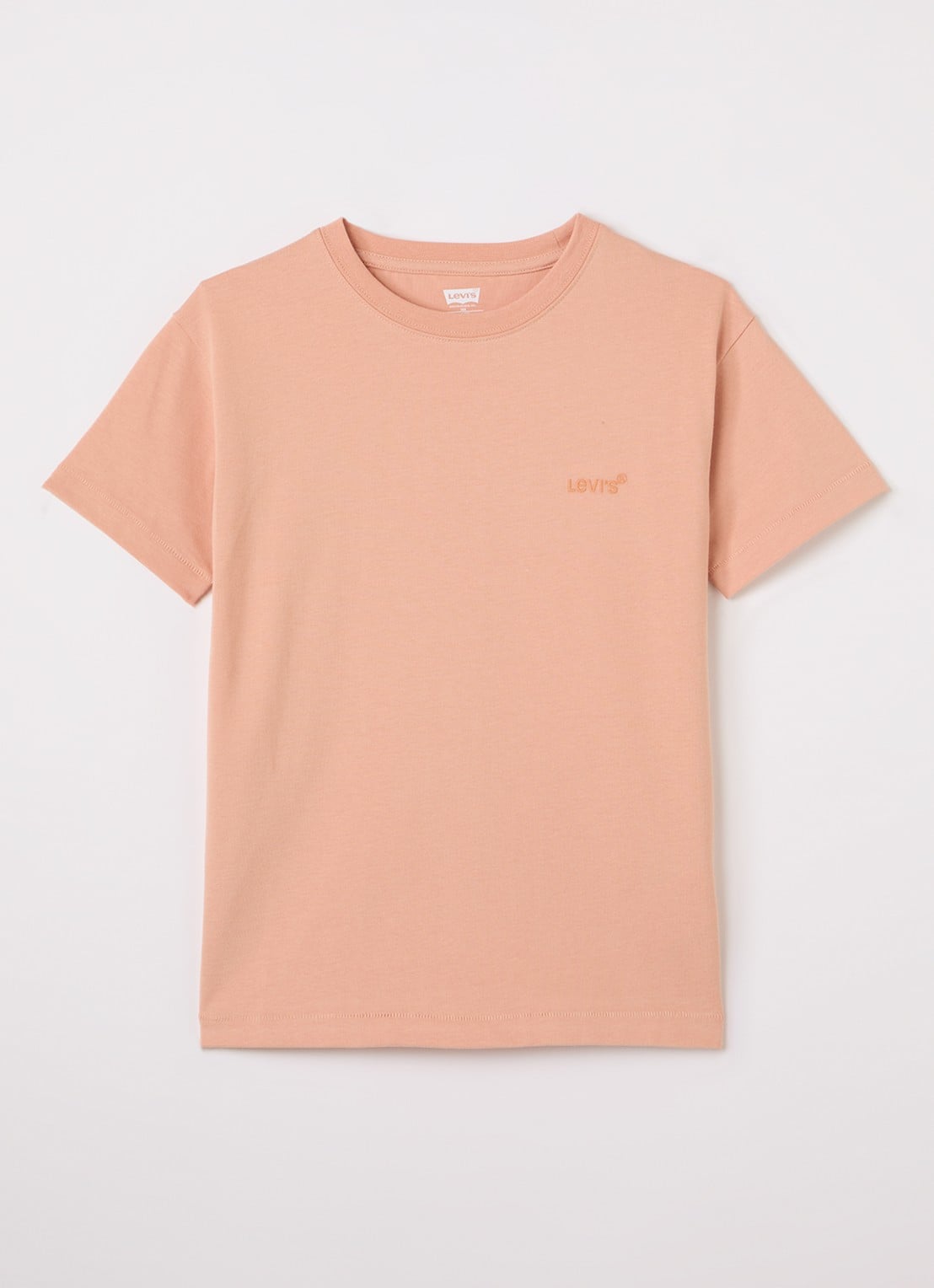 Levi's Vintage T-shirt met logoborduring - voorkant orange