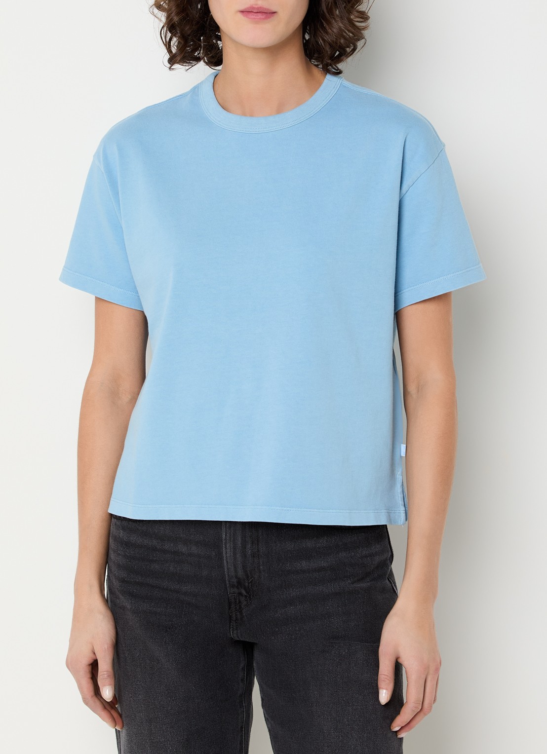 Levi's Vintage T-shirt met ronde hals - detail 4 lichtblauw