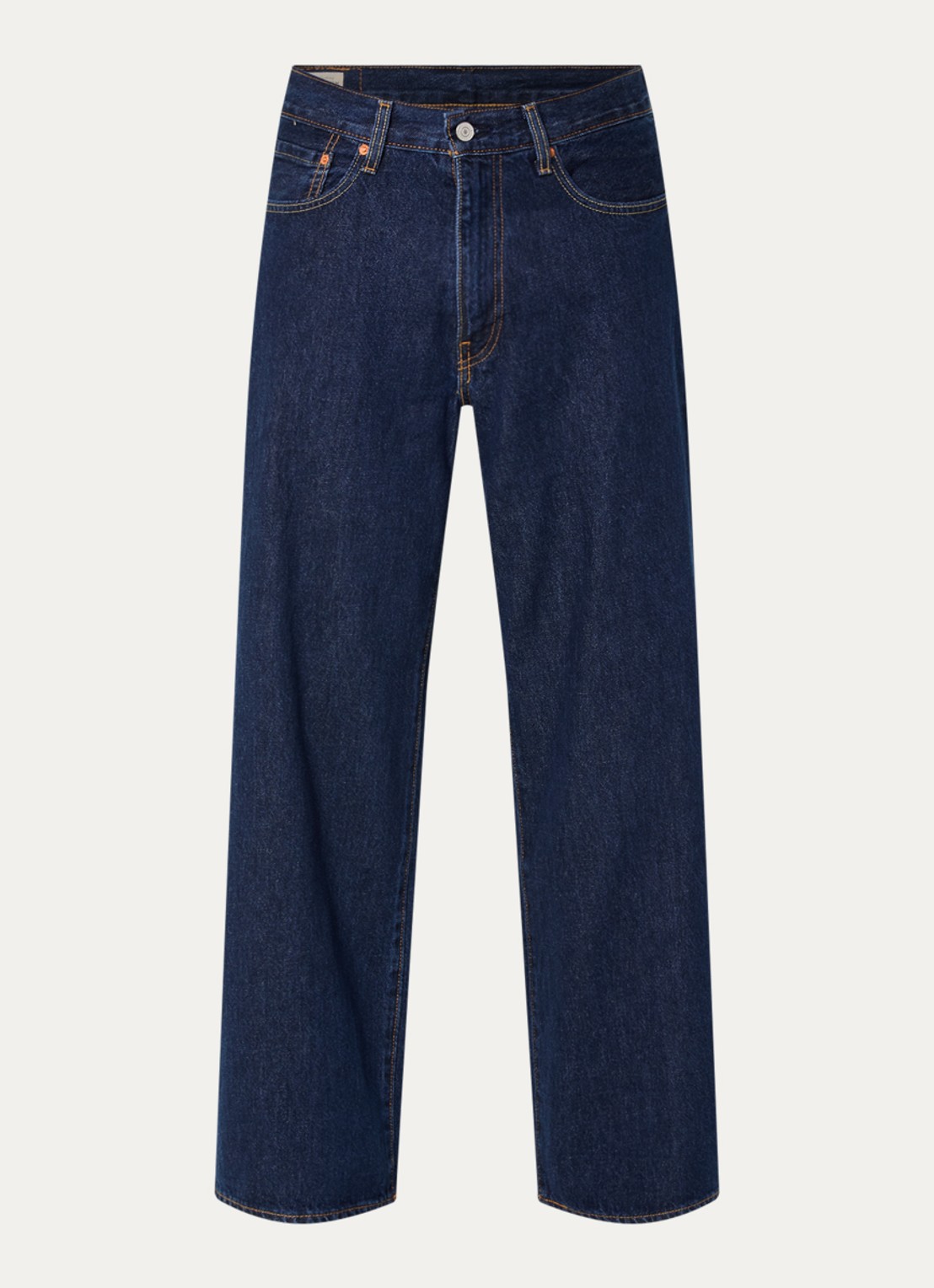 Levi's Wide leg jeans met donkere wassing - voorkant 4 indigo