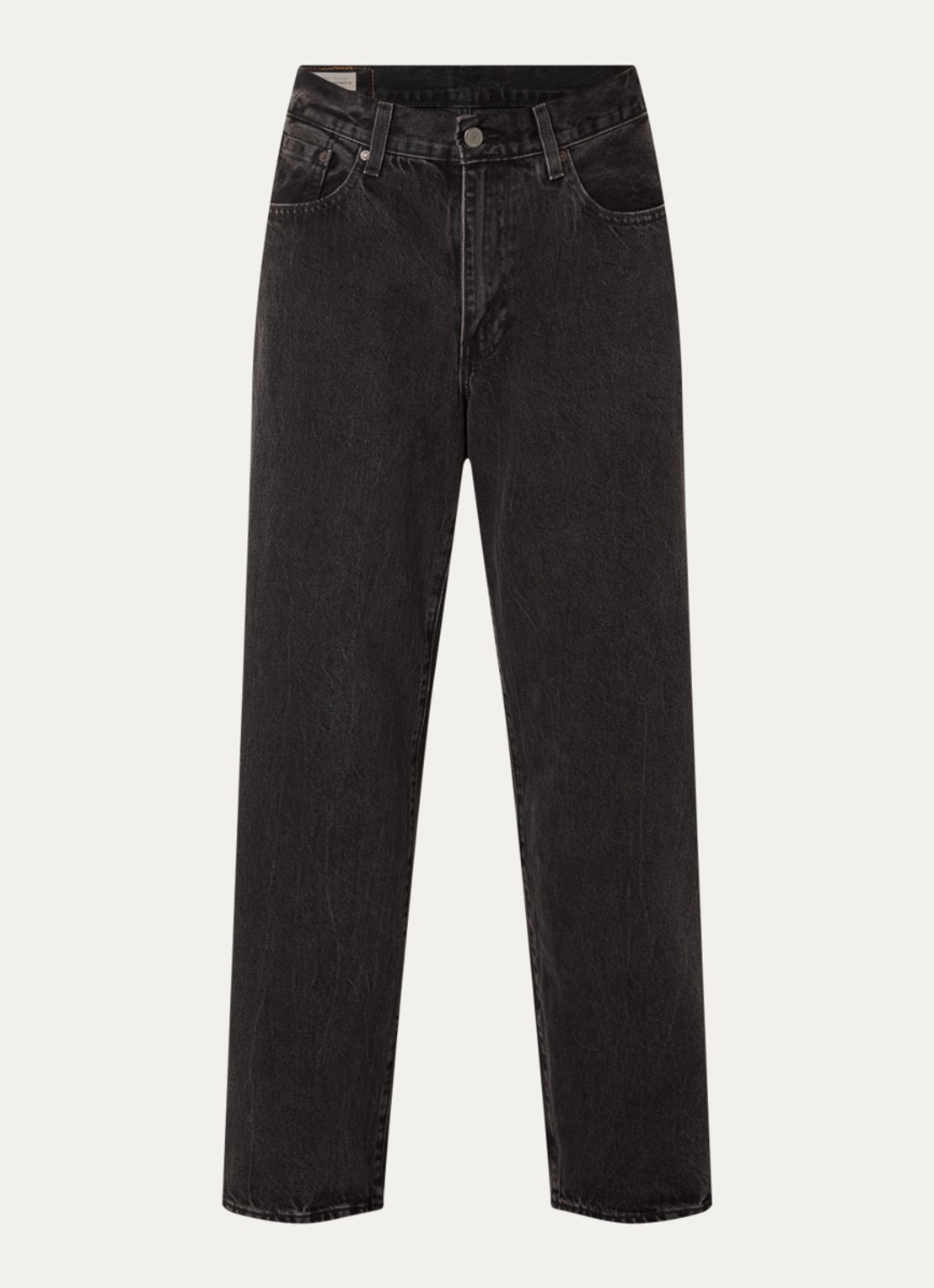 Levi's Wide leg jeans met gekleurde wassing - voorkant 4 zwart