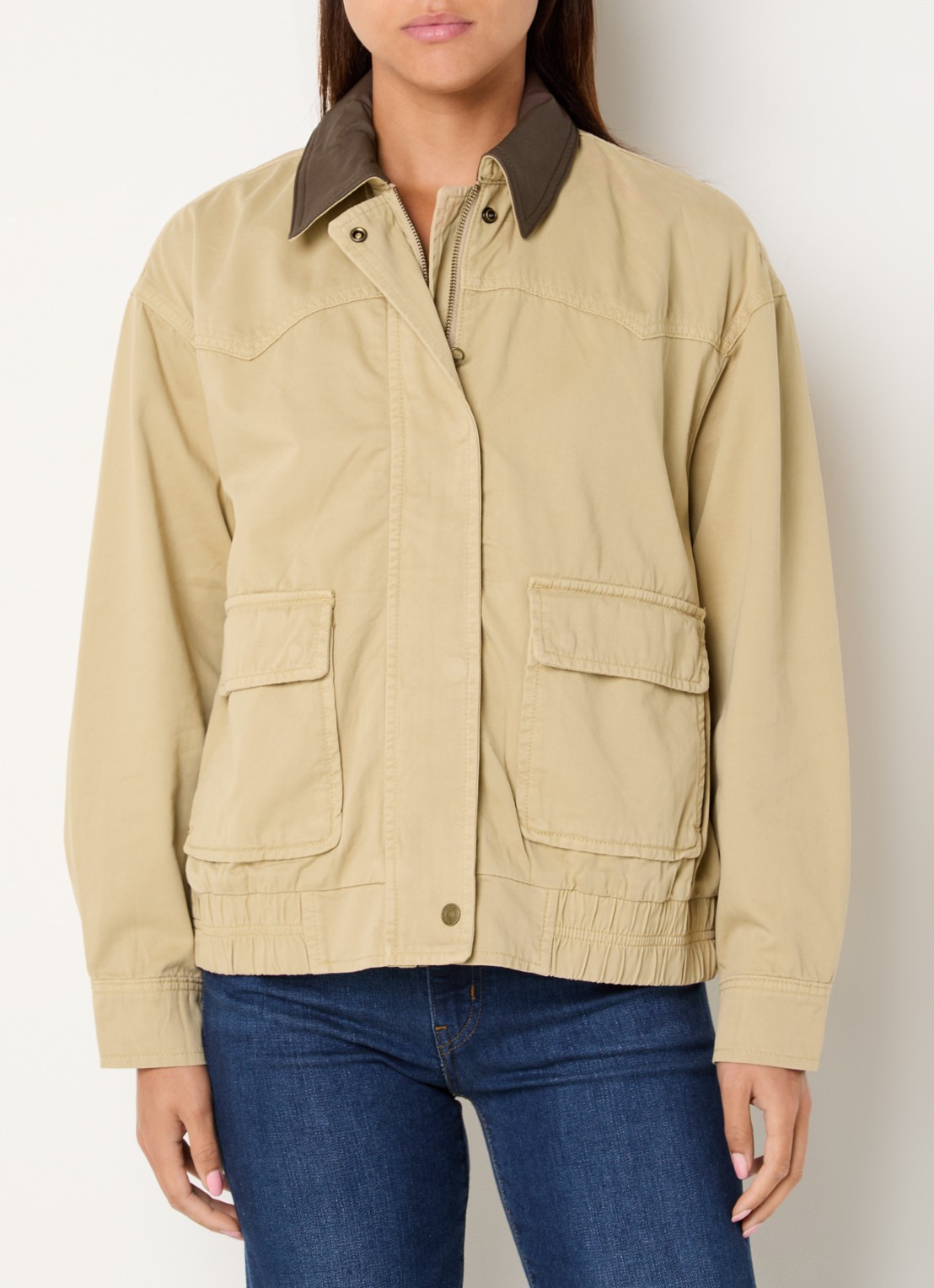 Levi's Winnie Western barn jack - detail 4 beige