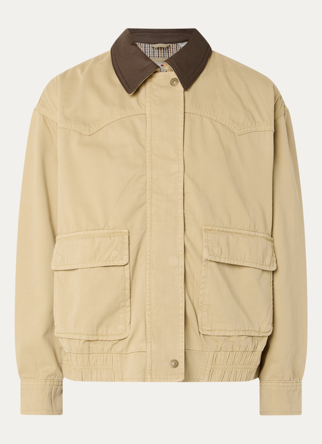 Levi's Winnie Western barn jack - voorkant 2 beige