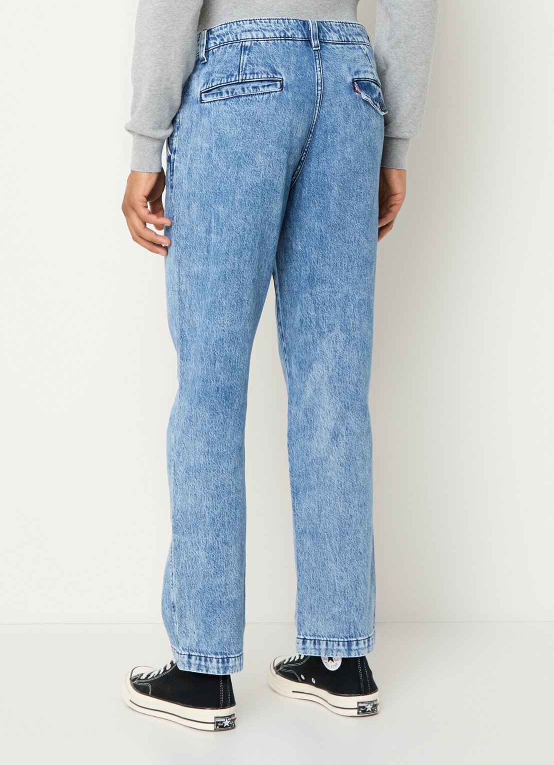 Levi's XX loose fit jeans met medium wassing - achterkant 5 indigo