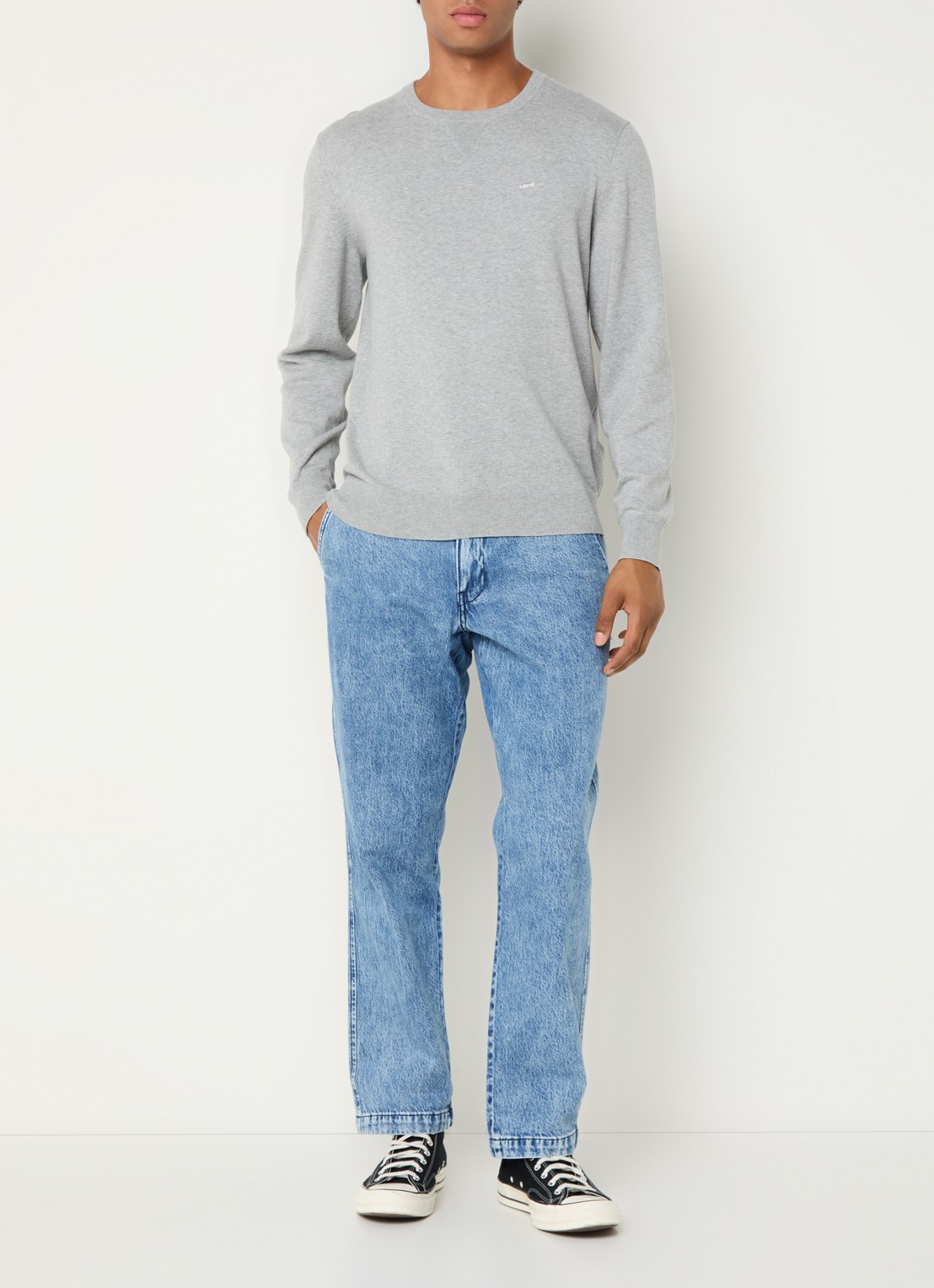Levi's XX loose fit jeans met medium wassing - voorkant 2 indigo