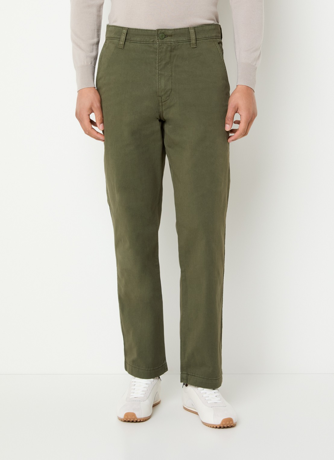 Levi's XX straight fit chino met steekzakken - detail 2 olijfgroen