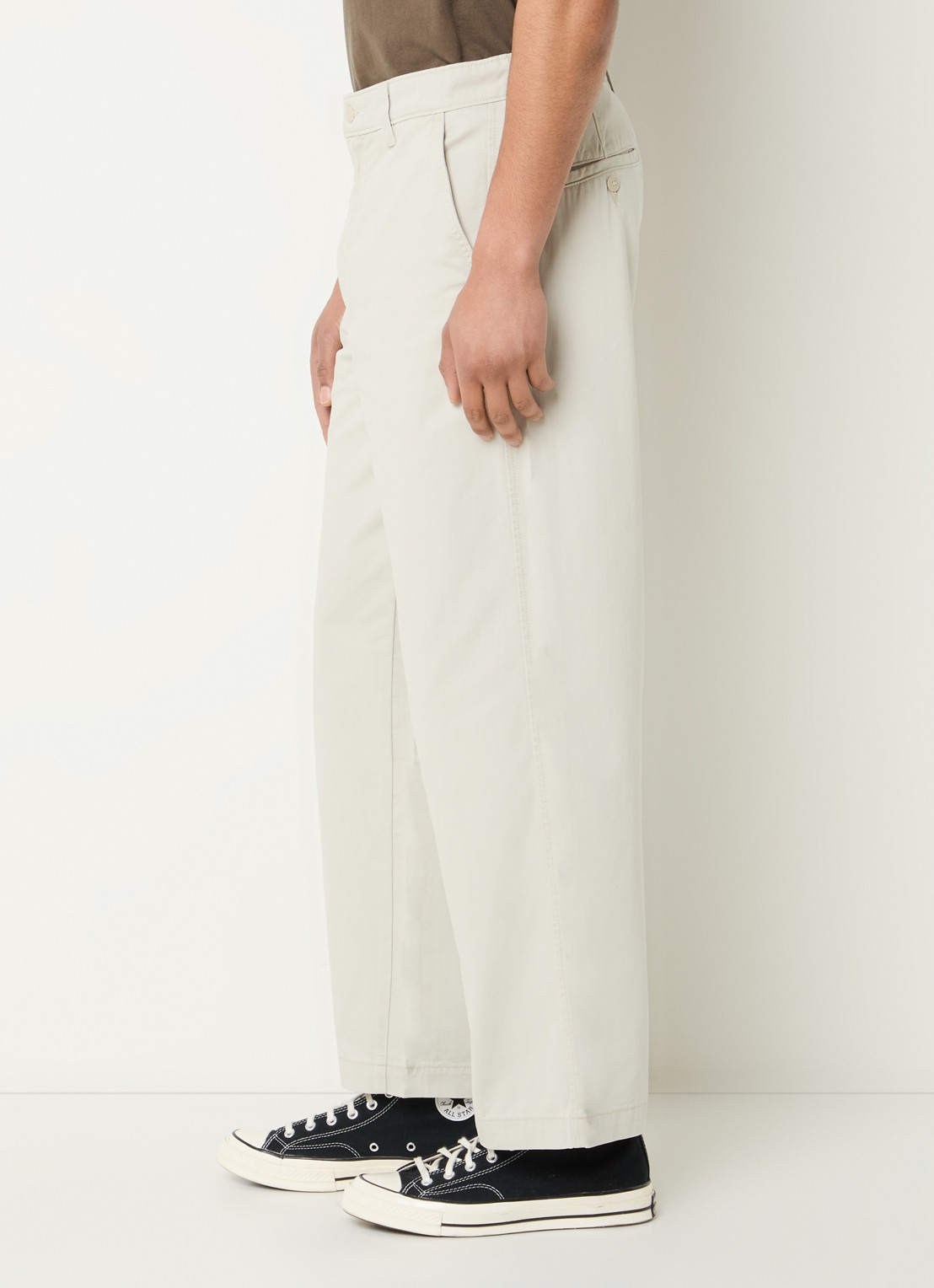 Levi's XX straight fit chino met steekzakken - detail 4 beige