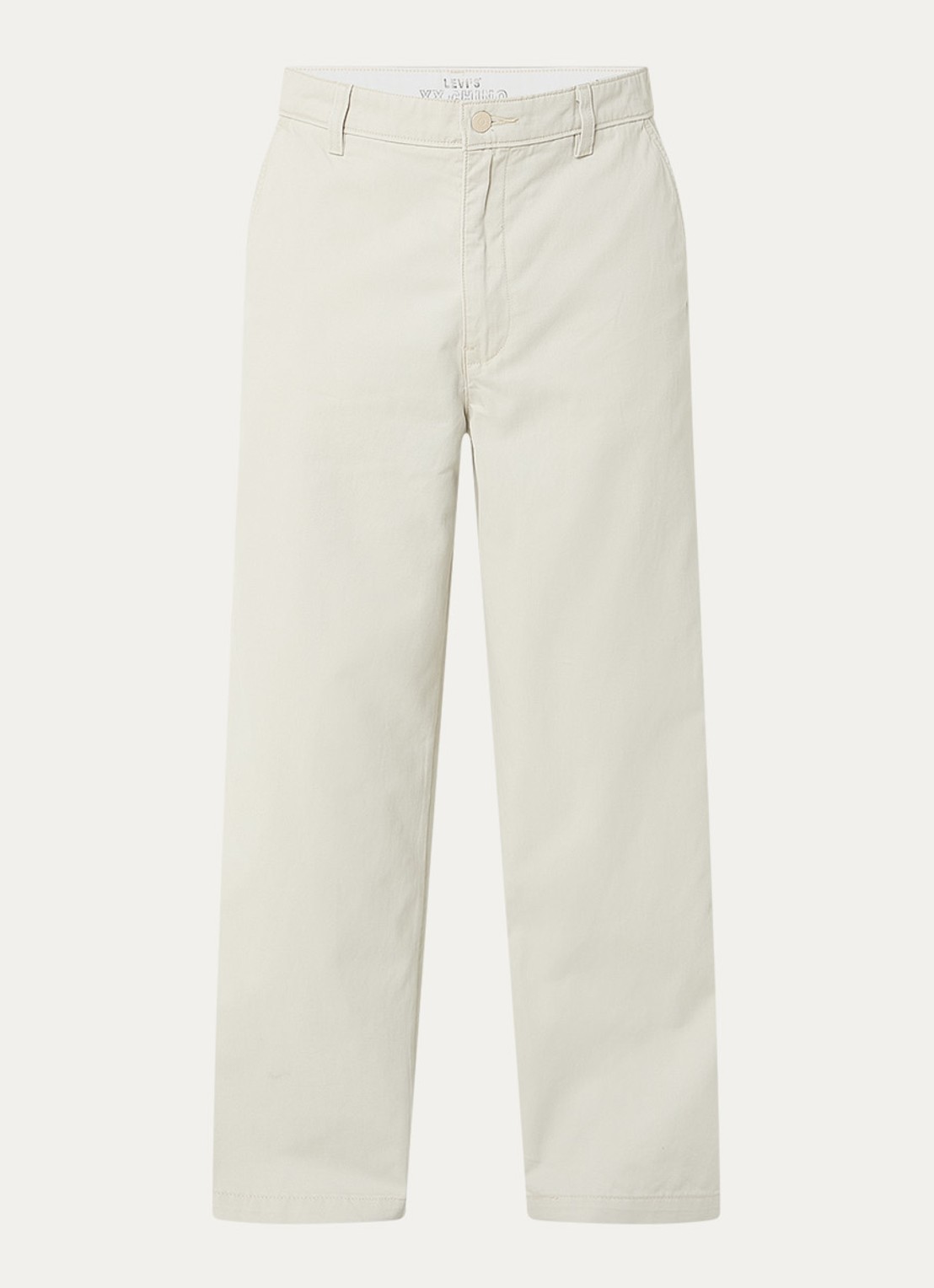 Levi's XX straight fit chino met steekzakken - voorkant beige
