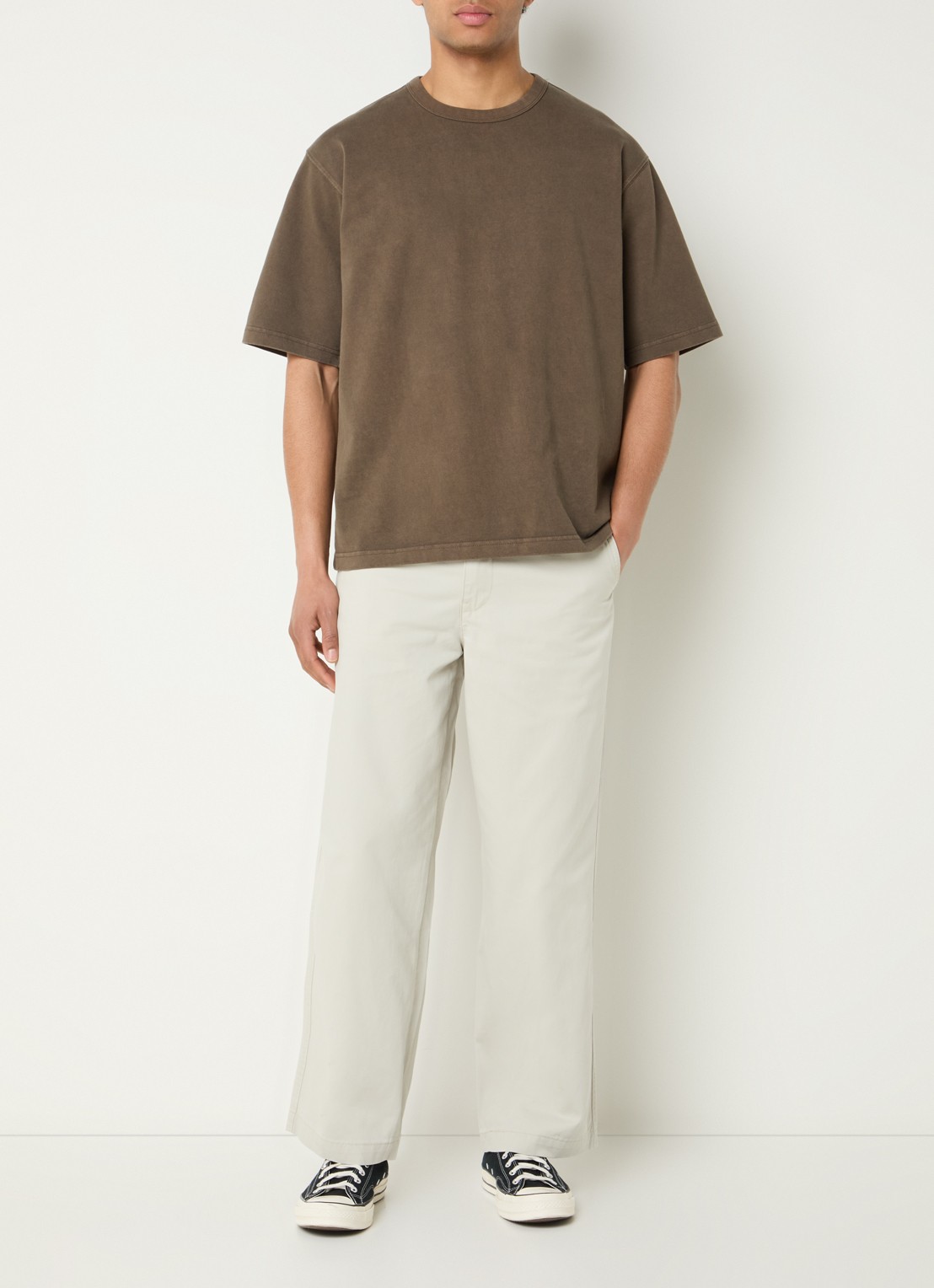 Levi's XX straight fit chino met steekzakken - voorkant 2 beige