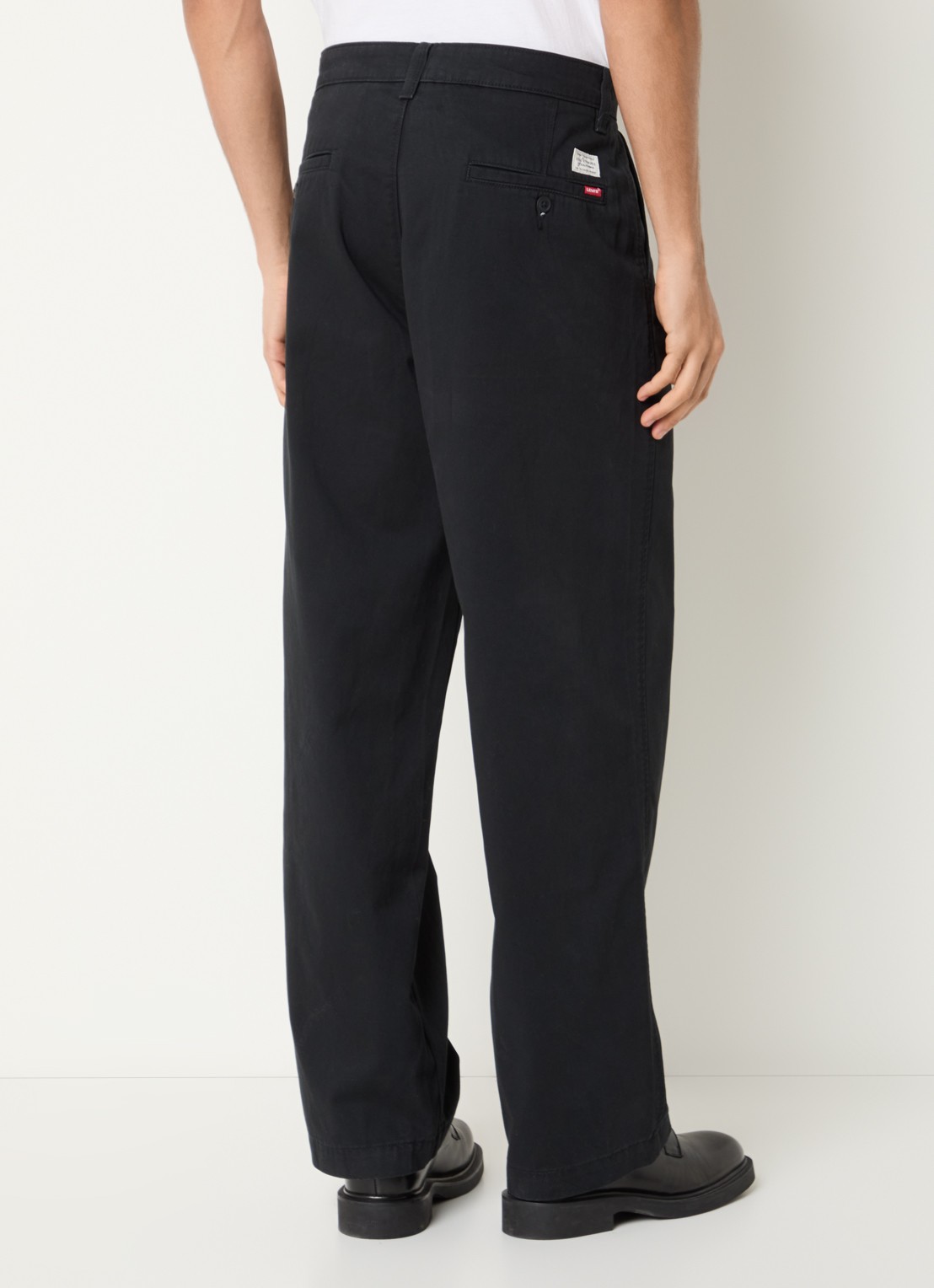 Levi's XX straight fit chino met steekzakken - achterkant 5 zwart