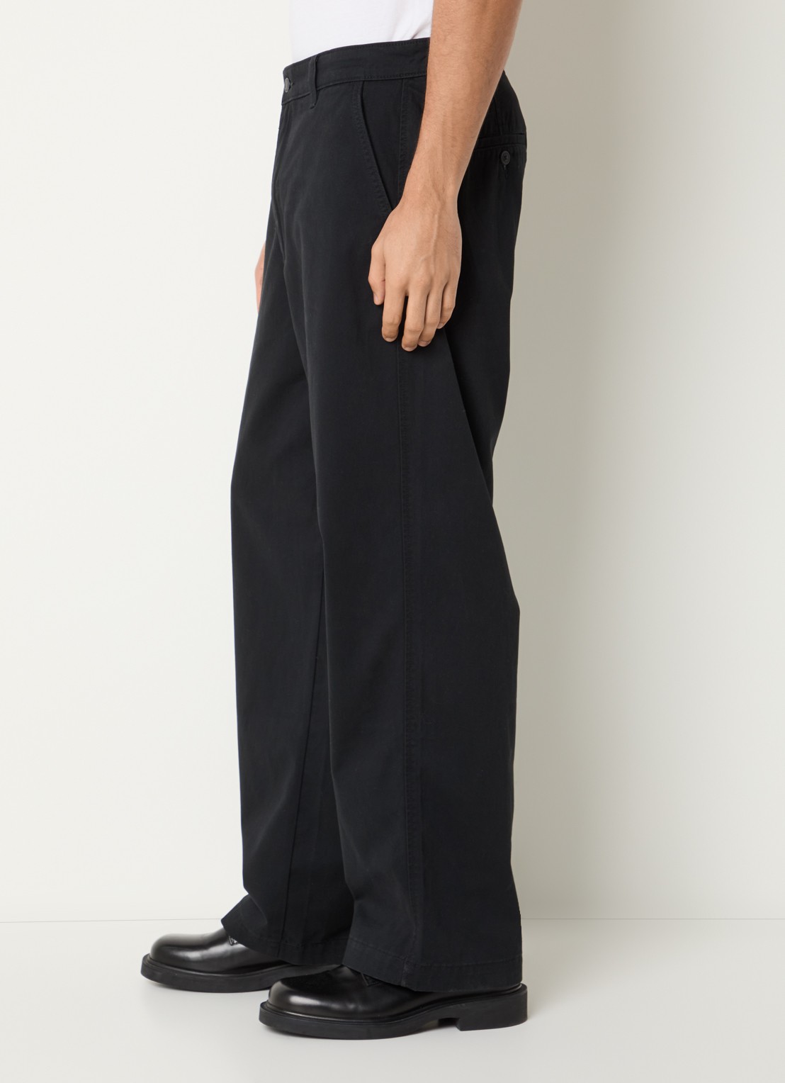 Levi's XX straight fit chino met steekzakken - detail 4 zwart