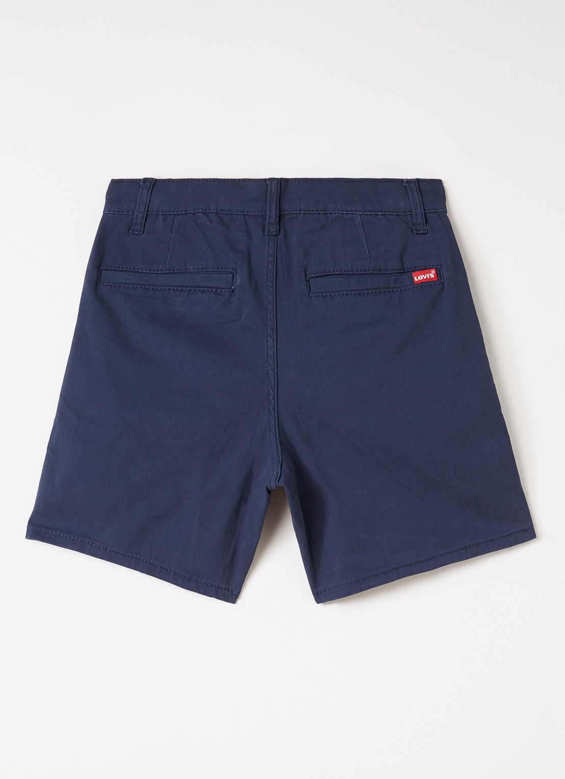 Levi's XX straight fit korte chino met steekzakken - voorkant 2 donkerblauw