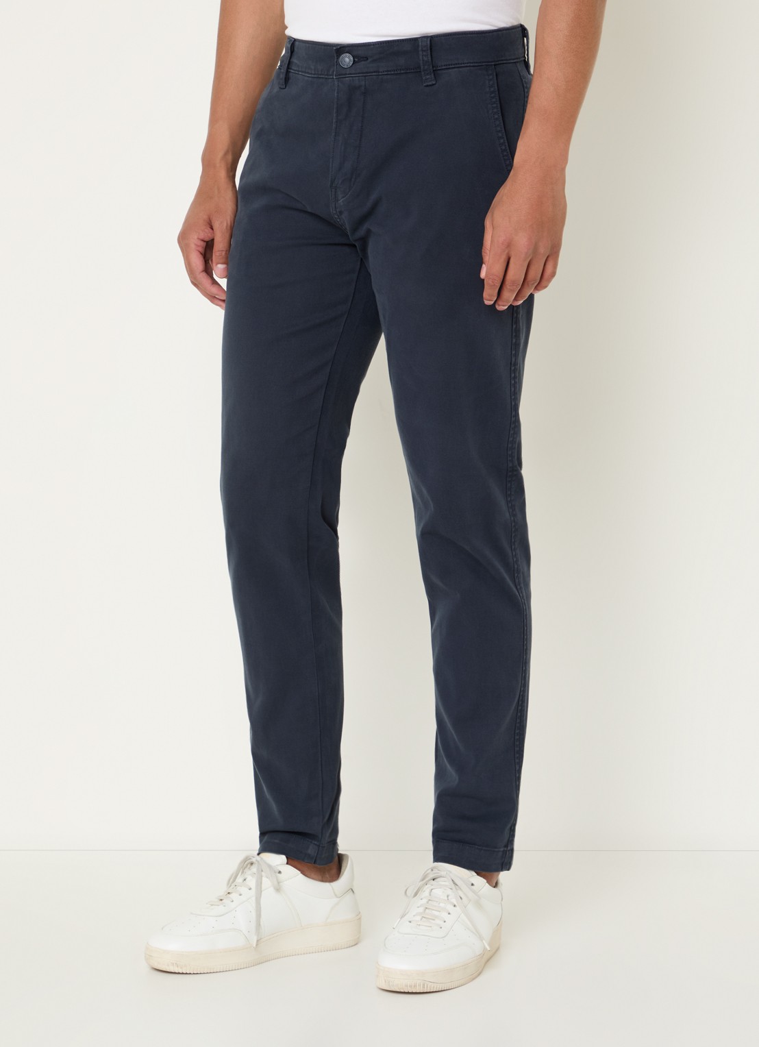 Levi's XX tapered fit chino met steekzakken - detail 4 donkerblauw