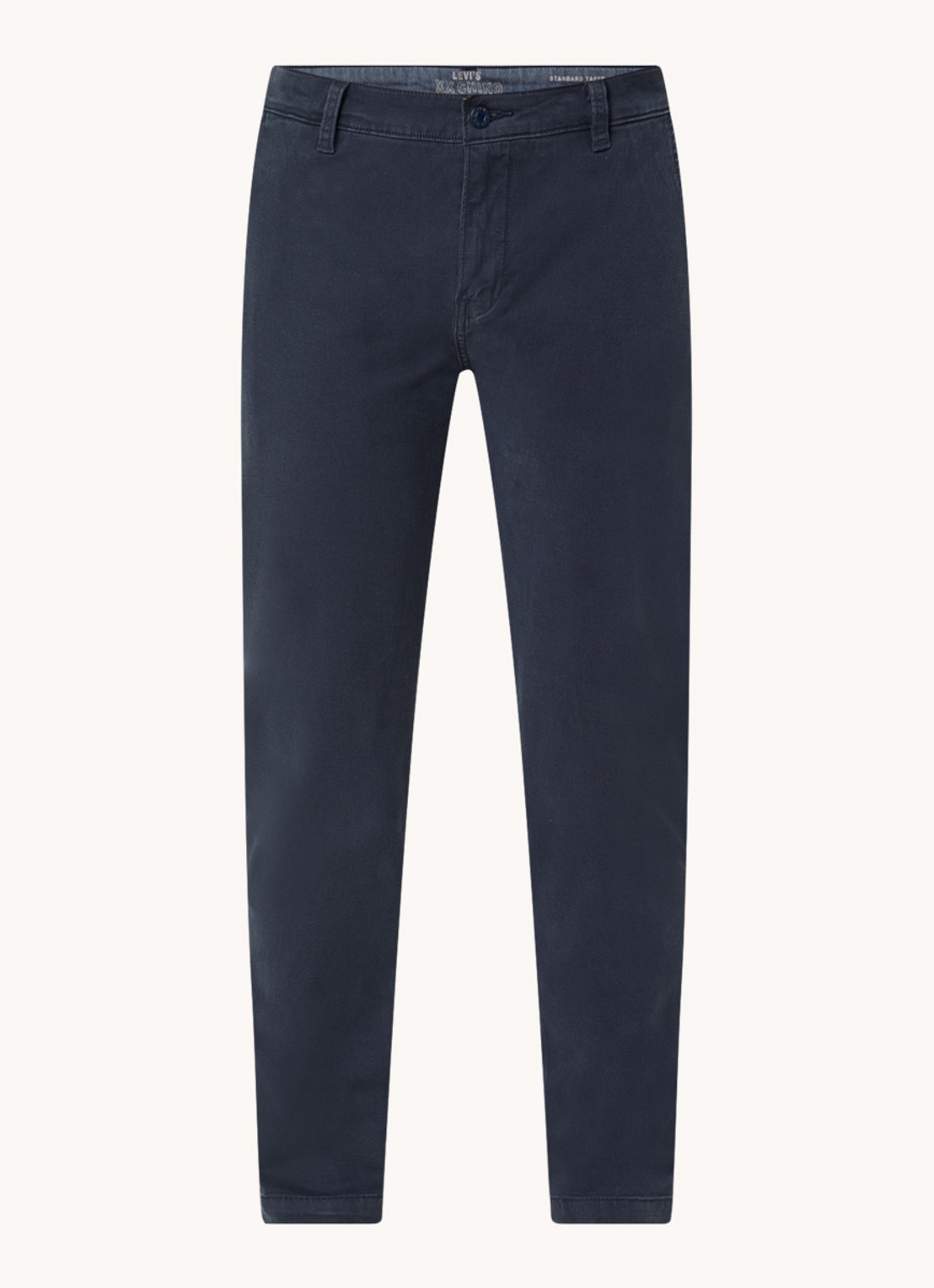 Levi's XX tapered fit chino met steekzakken - voorkant donkerblauw