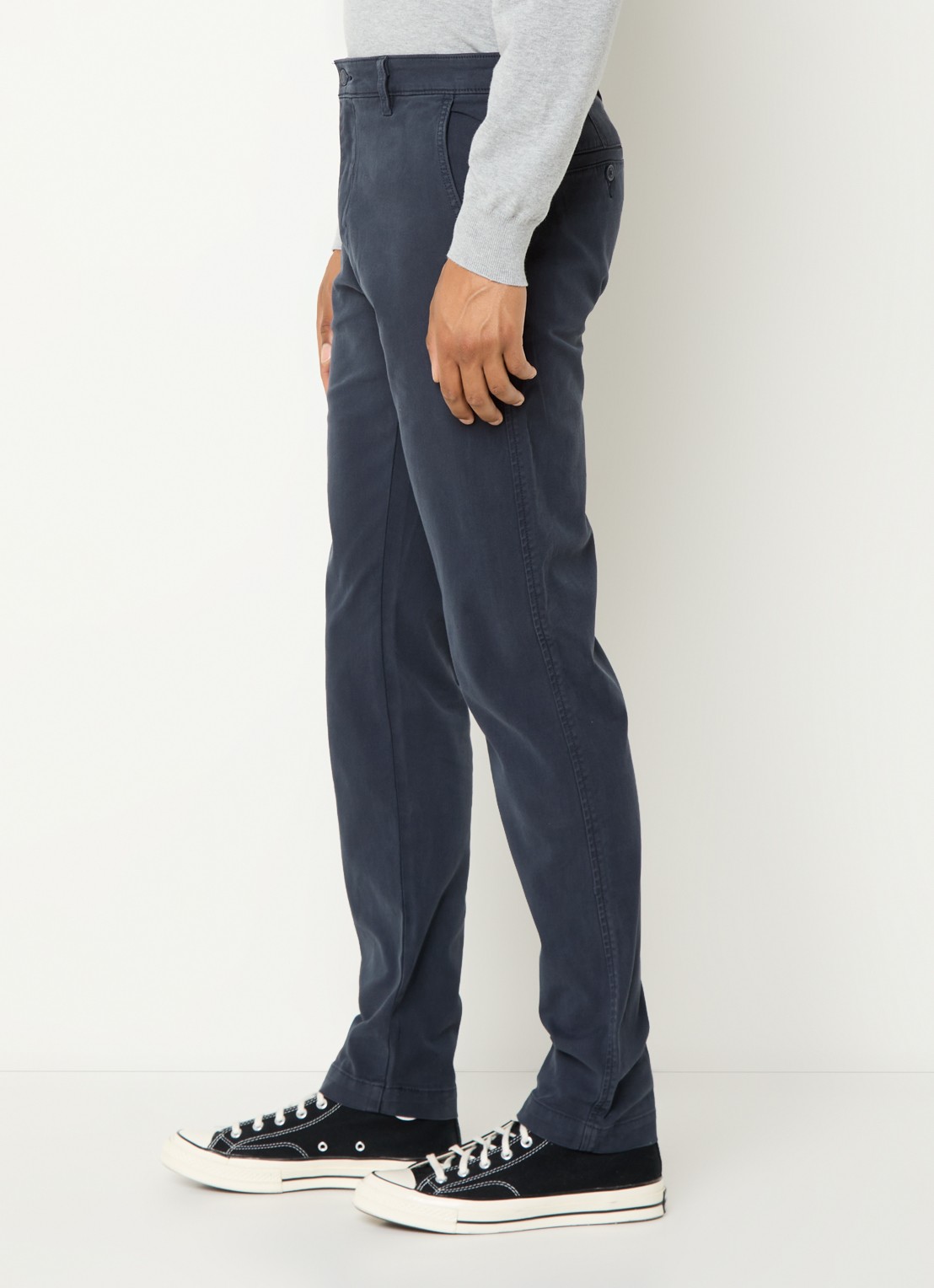 Levi's XX tapered fit chino met steekzakken - detail 7 donkerblauw