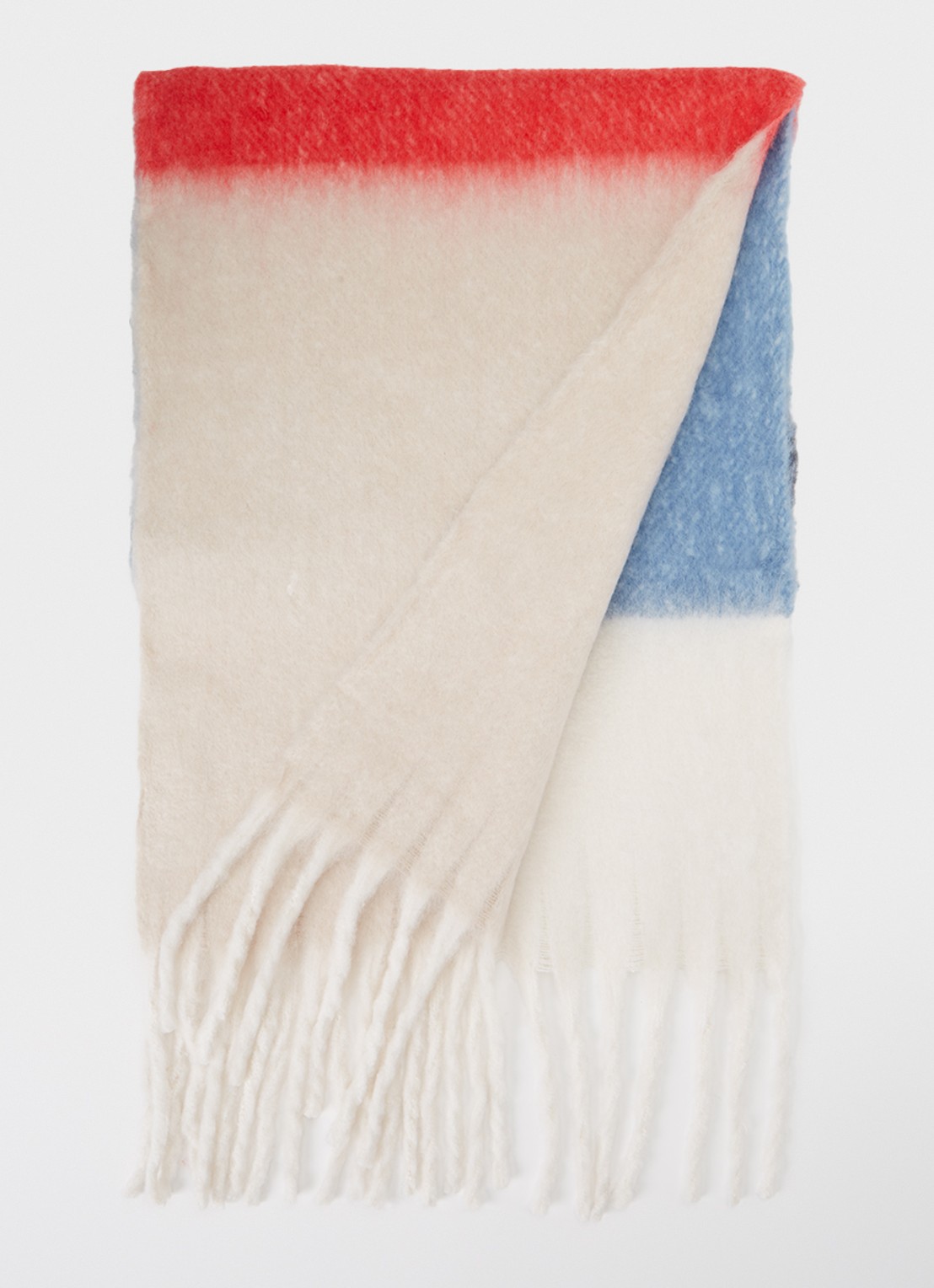 Levi's Zyla sjaal in wolblend 200 x 50 cm - voorkant 3 lichtroze