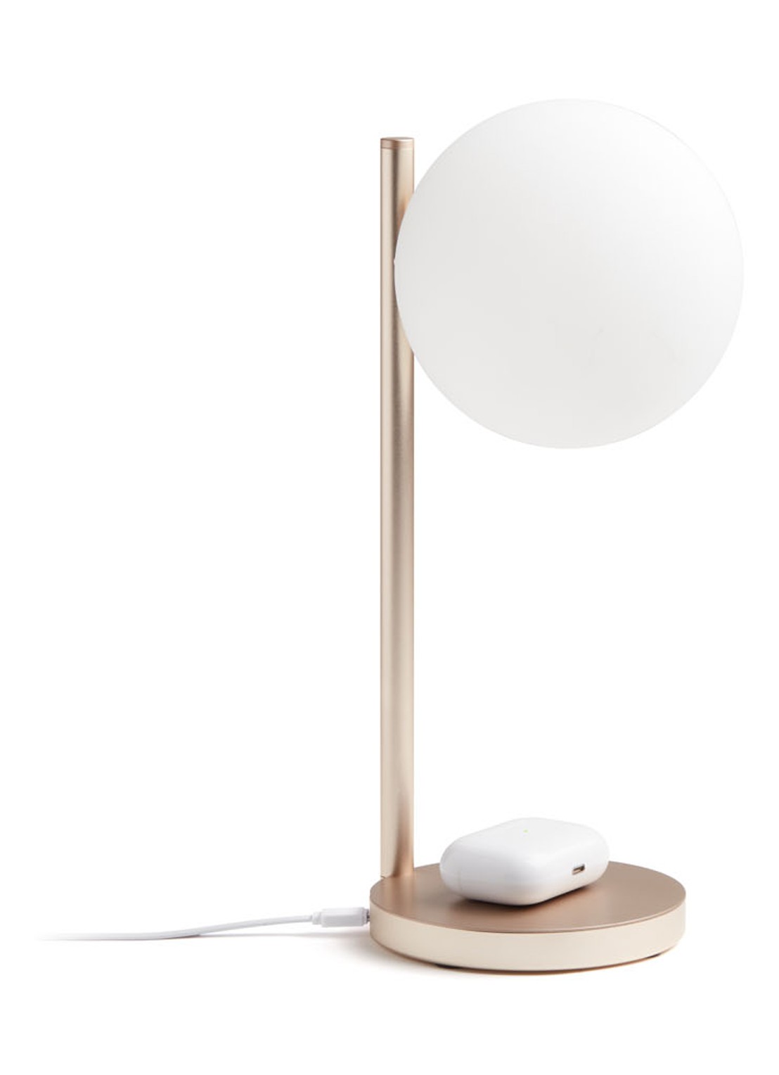 Lexon Bubble tafellamp met oplaadfunctie 30 cm - detail 4 goud