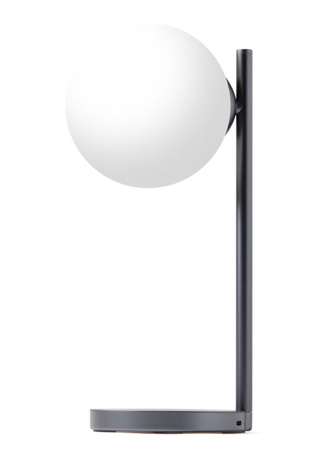 Lexon Bubble tafellamp met oplaadfunctie 30 cm - detail 4 grijs