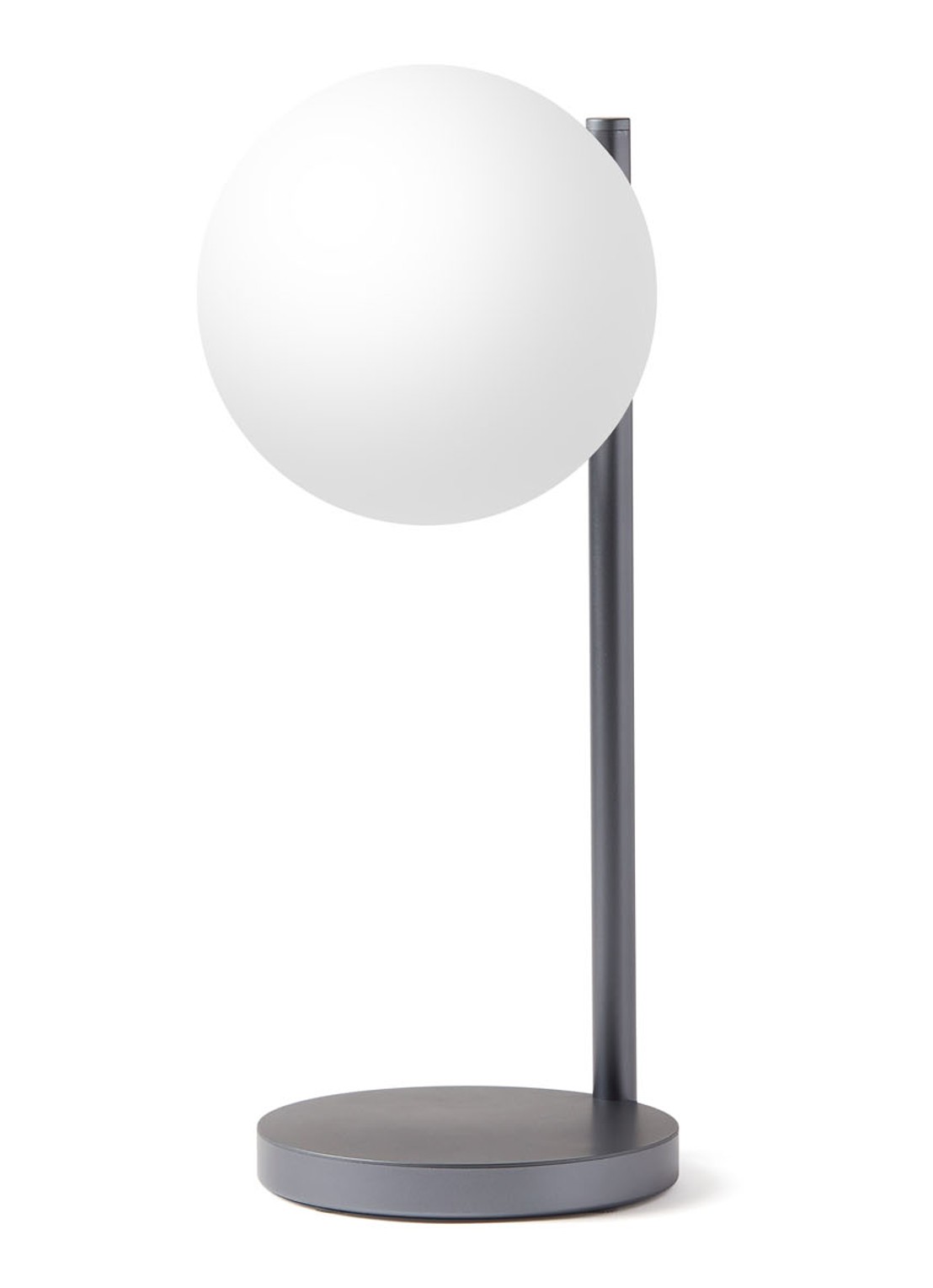 Lexon Bubble tafellamp met oplaadfunctie 30 cm - voorkant grijs