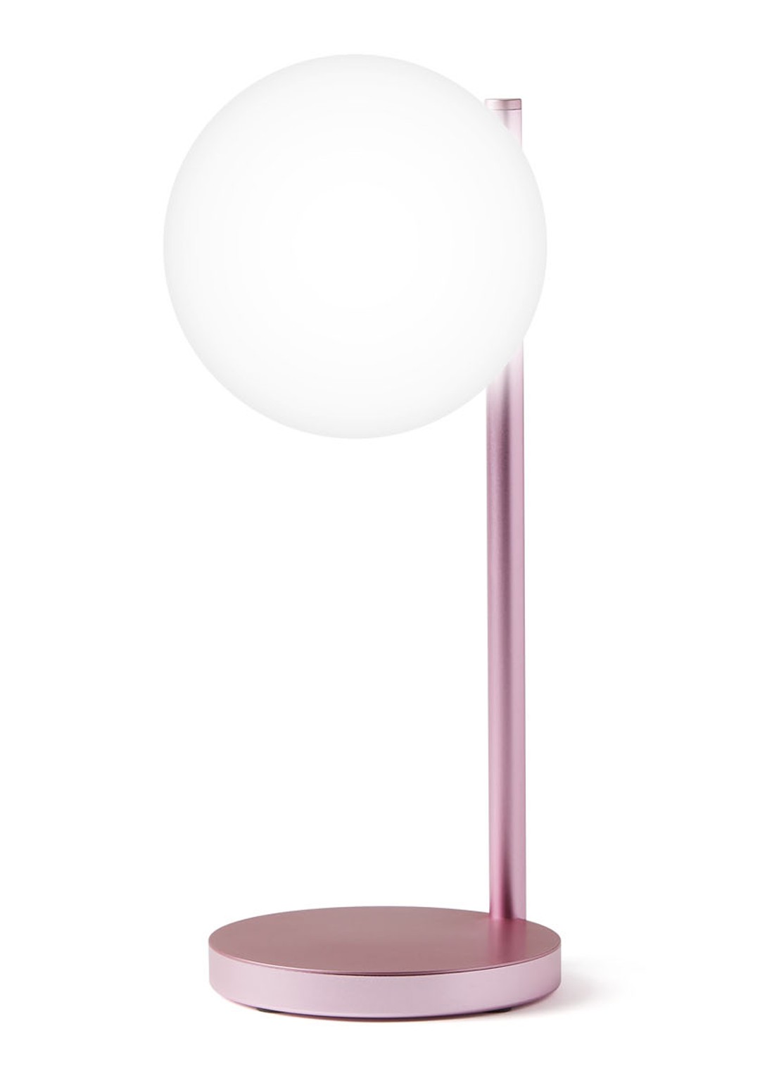 Lexon Bubble tafellamp met oplaadfunctie 30 cm - voorkant 2 roze