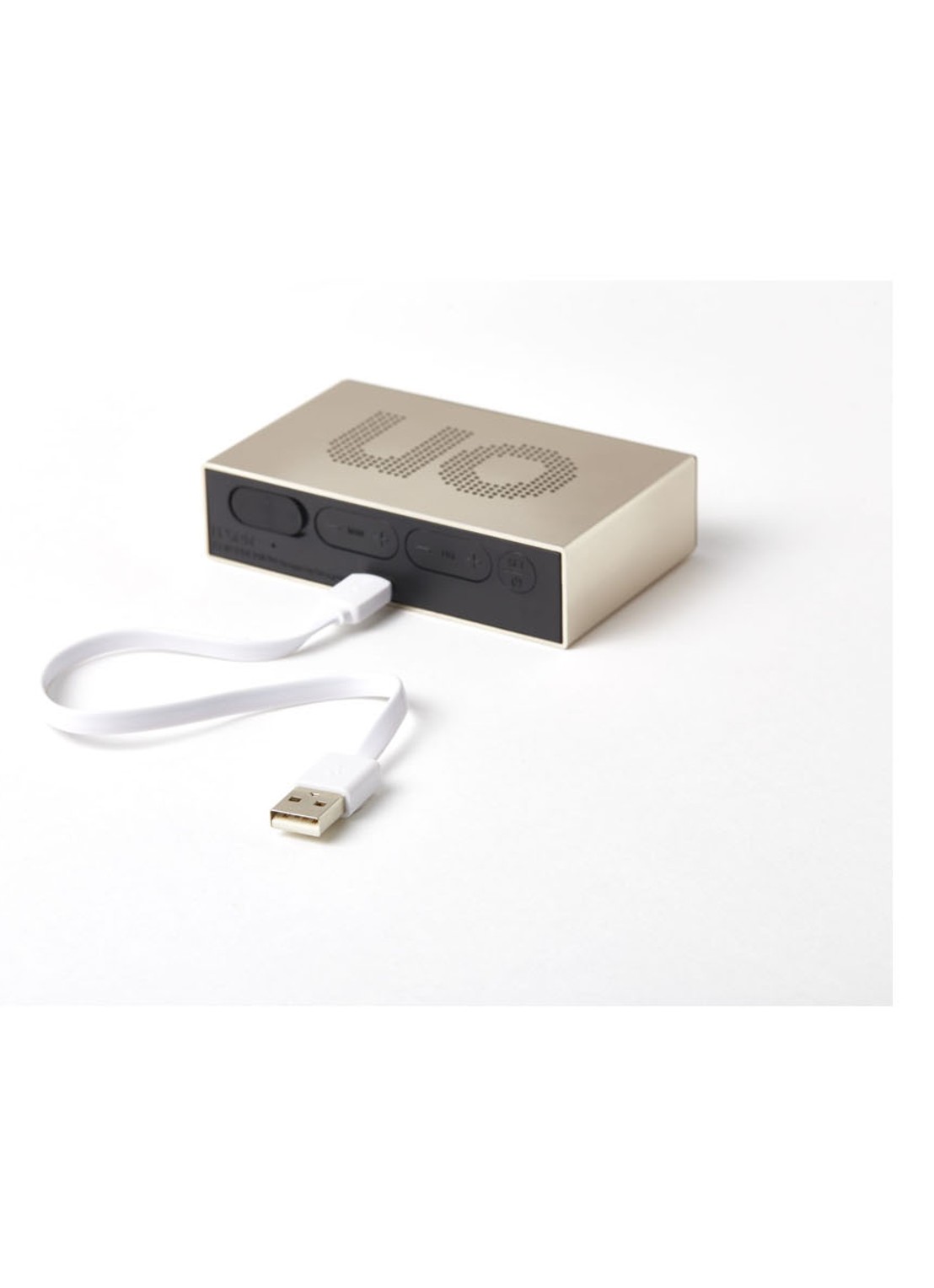 Lexon Flip Premium digitale wekker - detail 6 beige