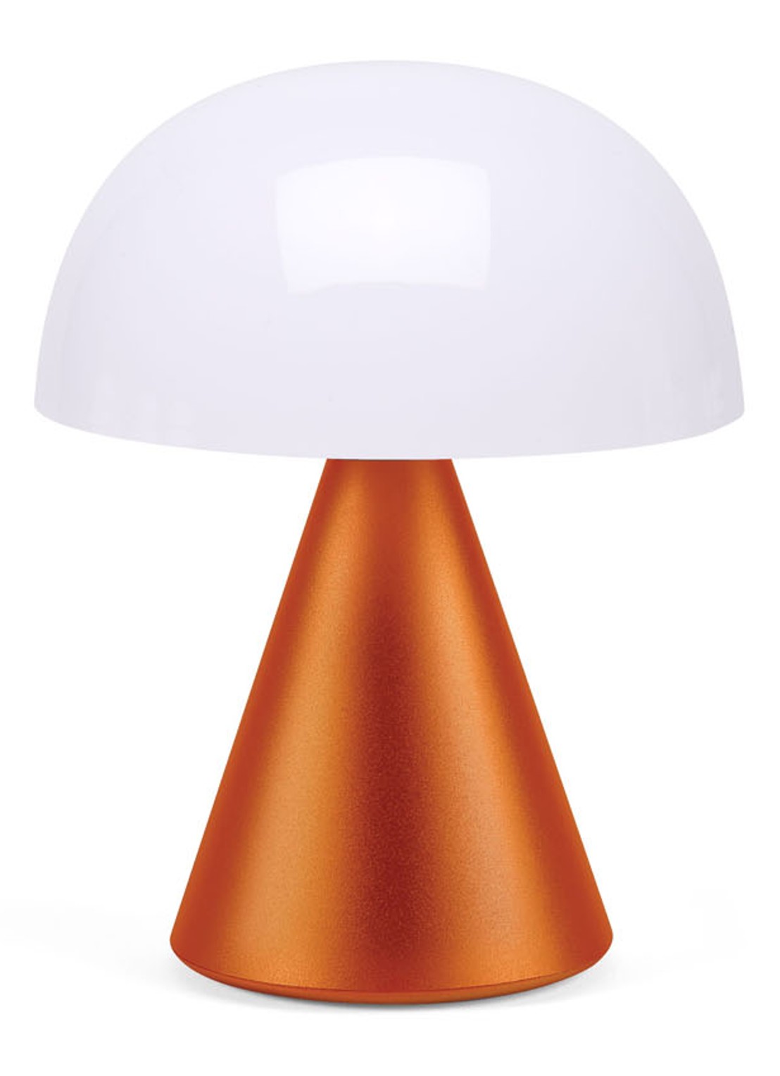 Lexon Mina Large tafellamp 17 x Ø14 cm - voorkant 4 orange