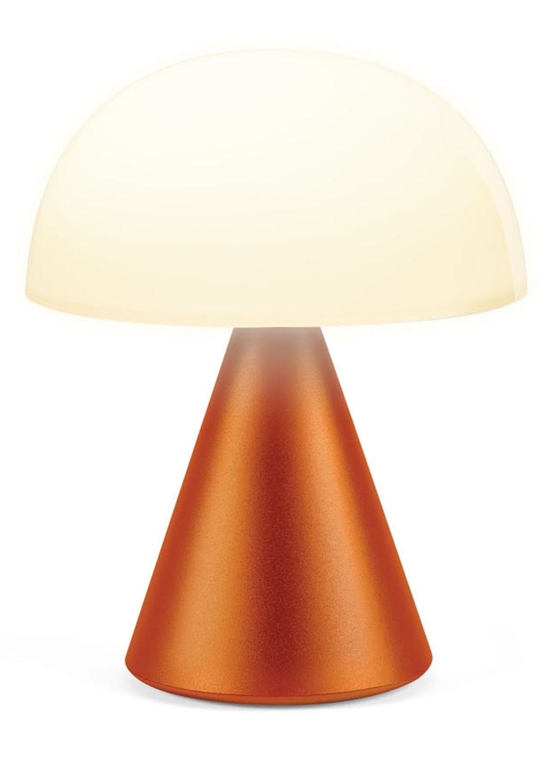 Lexon Mina Large tafellamp 17 x Ø14 cm - voorkant 5 orange