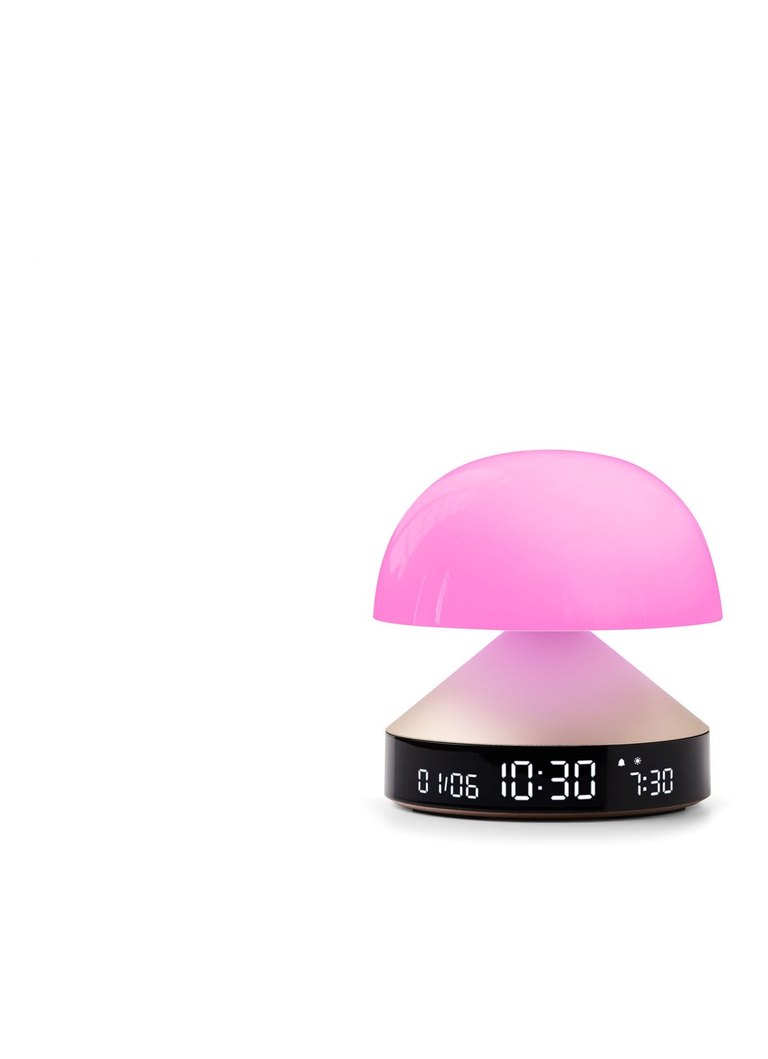 Lexon Mina Sunrise digitale wekker 11 cm - detail 7 goud